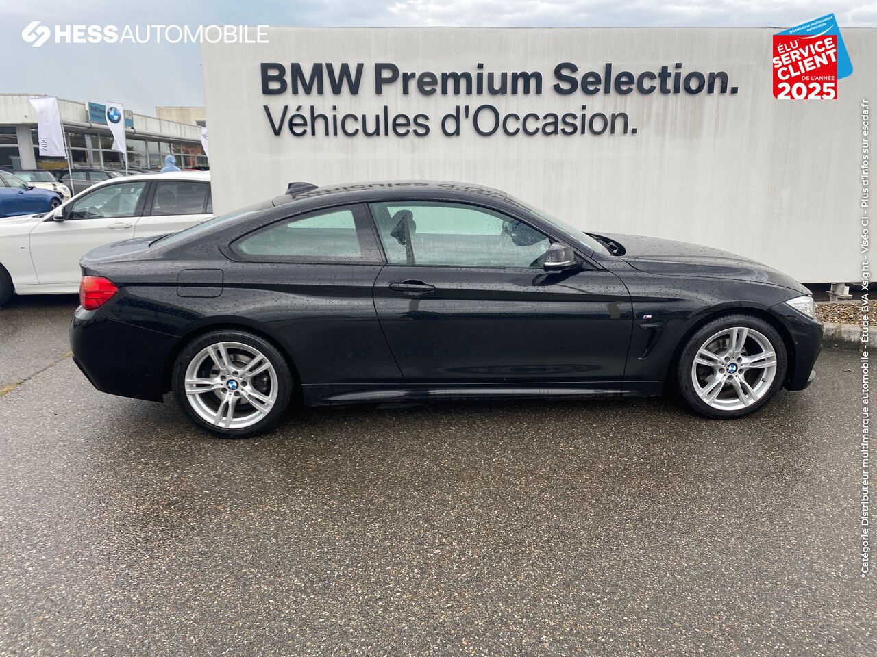 Véhicule d'occasion BMW SERIE 4 COUPE 418DA 150CH M SPORT HUD GPS CAMERA JA18 LED chez BMW Mulhouse