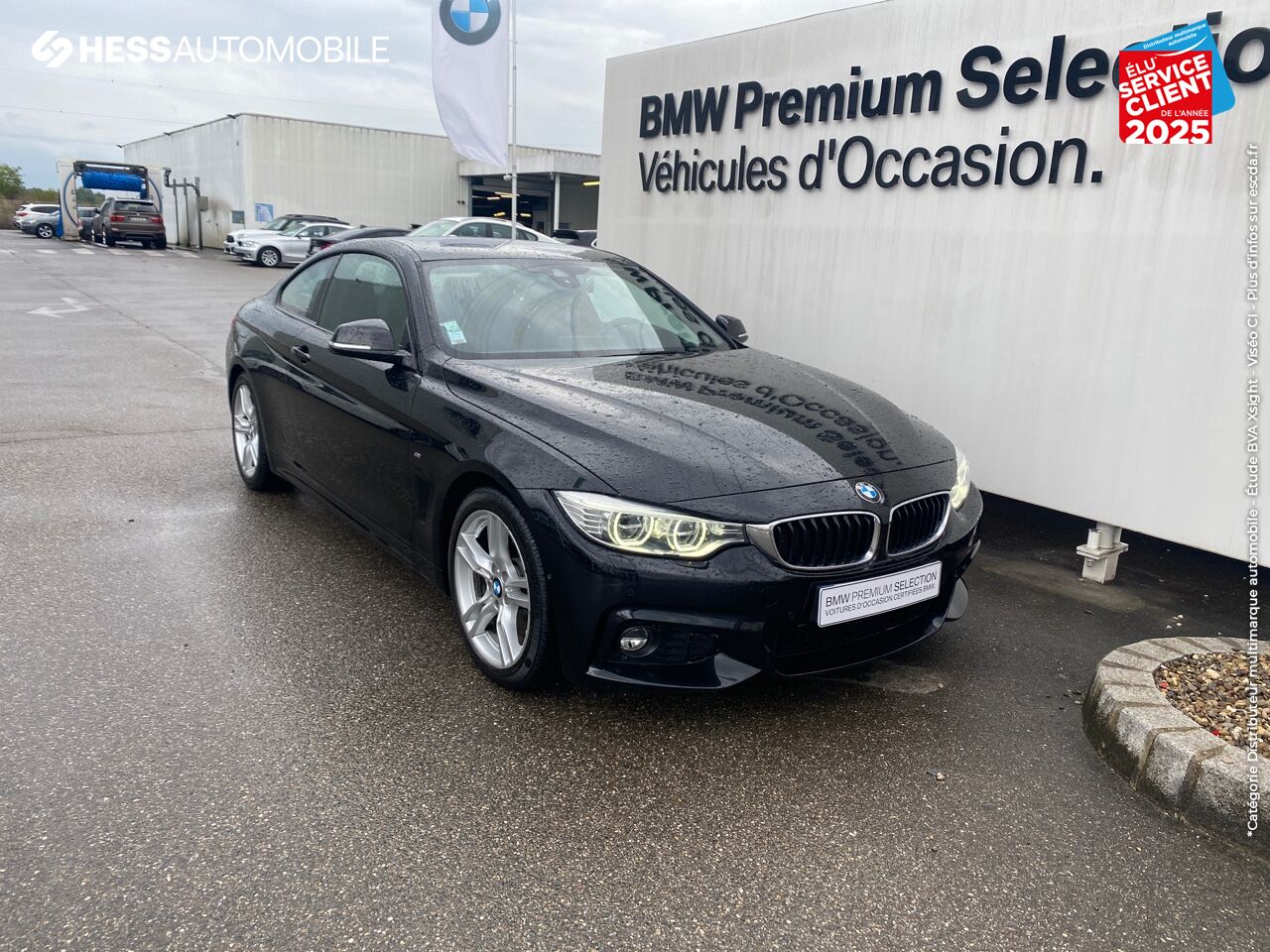 Véhicule d'occasion BMW SERIE 4 COUPE 418DA 150CH M SPORT HUD GPS CAMERA JA18 LED chez BMW Mulhouse