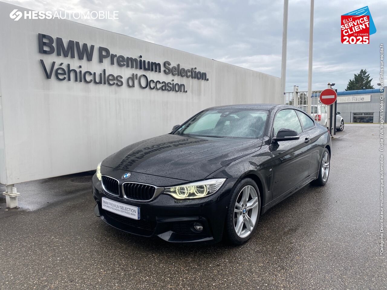 Véhicule d'occasion BMW SERIE 4 COUPE 418DA 150CH M SPORT HUD GPS CAMERA JA18 LED chez BMW Mulhouse