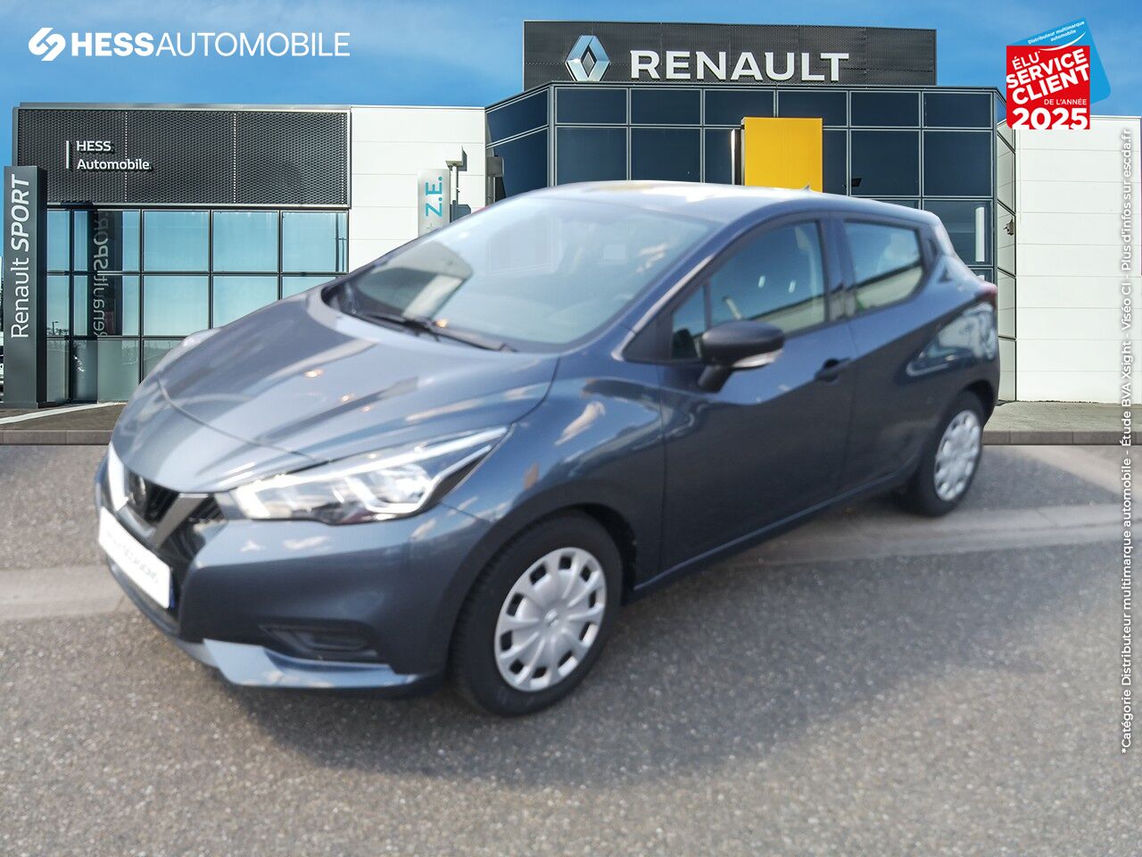 Véhicule d'occasion NISSAN MICRA 1.0 71CH VISIA PACK chez Hess Automobile