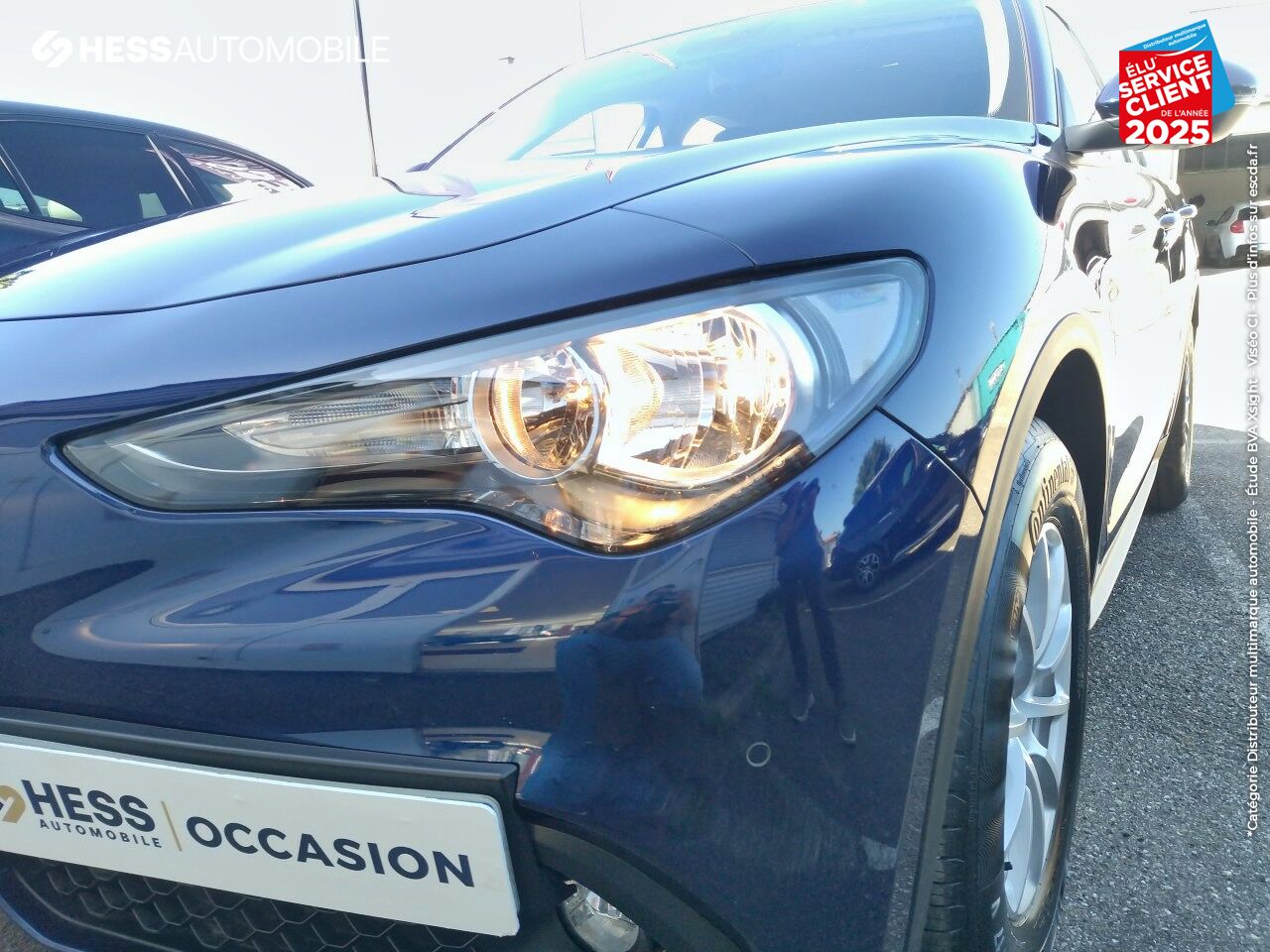 Véhicule d'occasion ALFA ROMEO STELVIO 2.2 DIESEL 160CH BUSINESS AT8 MY19 chez Fiat Haguenau