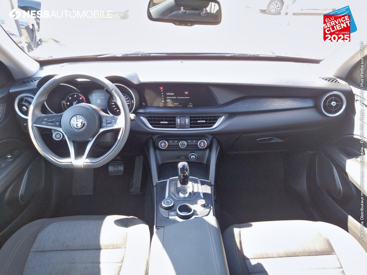Véhicule d'occasion ALFA ROMEO STELVIO 2.2 DIESEL 160CH BUSINESS AT8 MY19 chez Fiat Haguenau