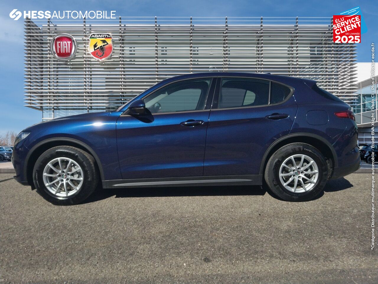 Véhicule d'occasion ALFA ROMEO STELVIO 2.2 DIESEL 160CH BUSINESS AT8 MY19 chez Fiat Haguenau