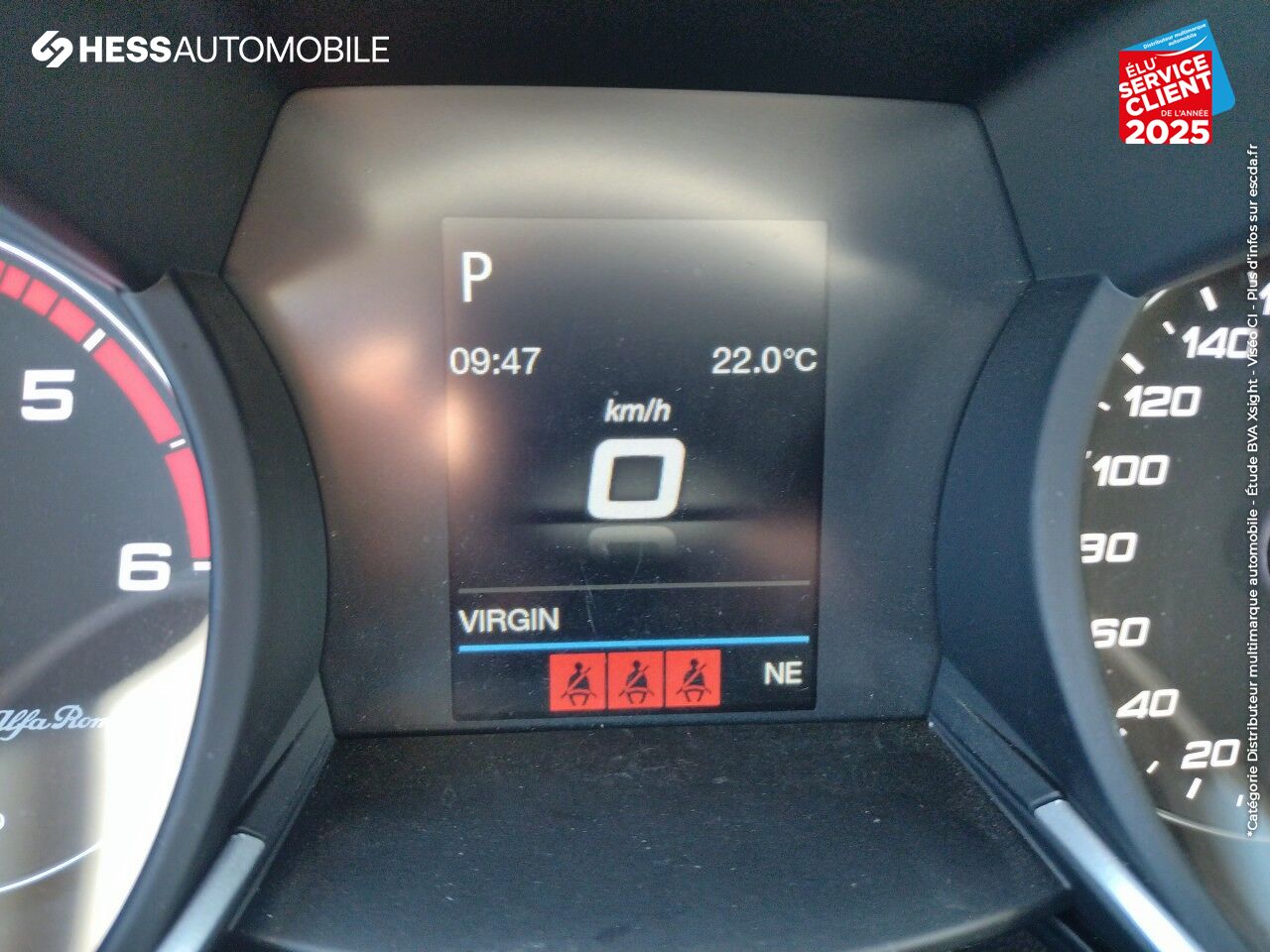 Véhicule d'occasion ALFA ROMEO STELVIO 2.2 DIESEL 160CH BUSINESS AT8 MY19 chez Fiat Haguenau