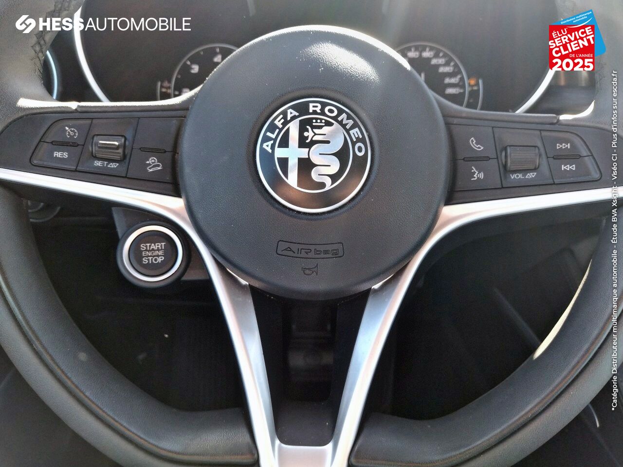 Véhicule d'occasion ALFA ROMEO STELVIO 2.2 DIESEL 160CH BUSINESS AT8 MY19 chez Fiat Haguenau
