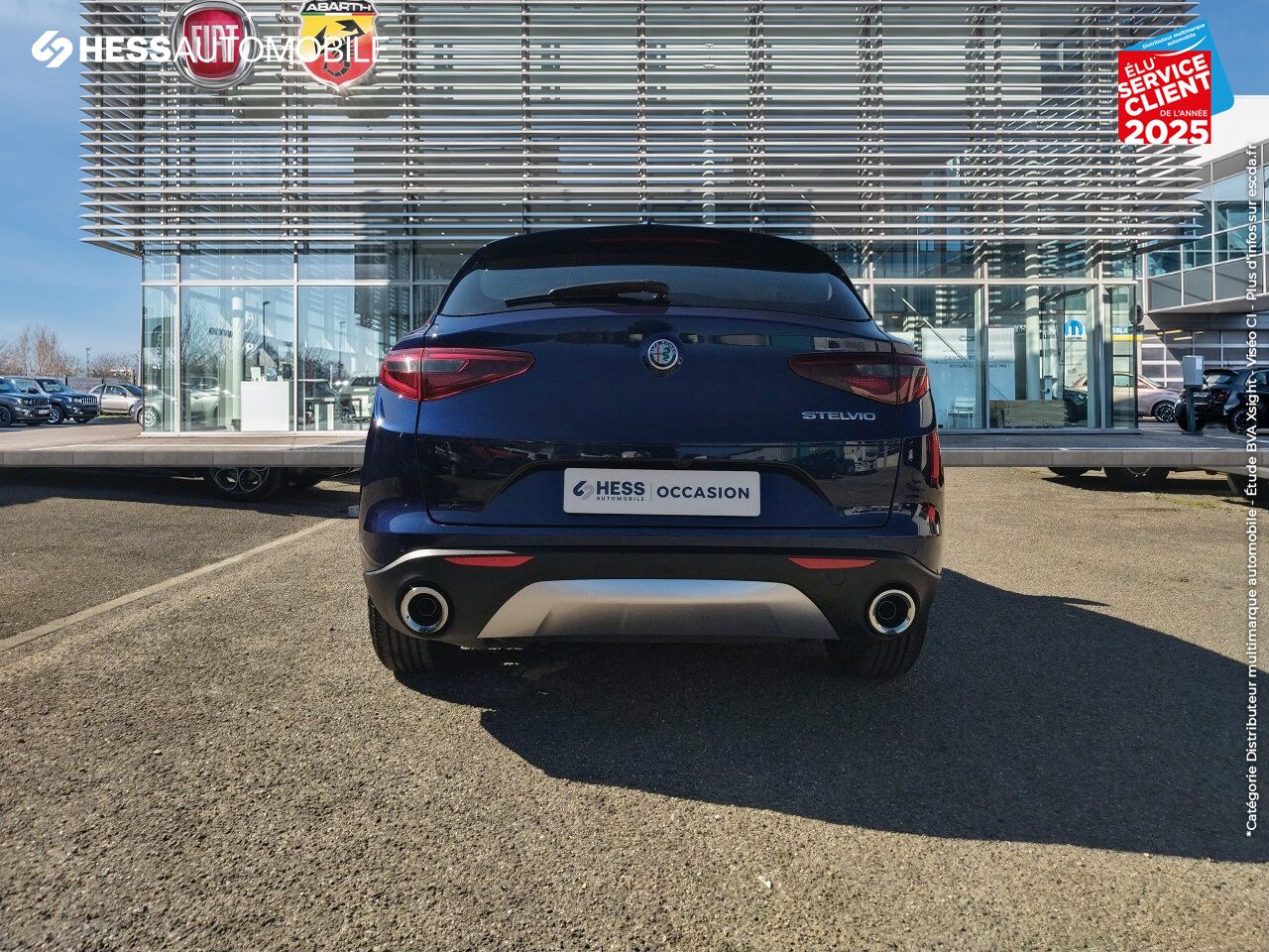 Véhicule d'occasion ALFA ROMEO STELVIO 2.2 DIESEL 160CH BUSINESS AT8 MY19 chez Fiat Haguenau