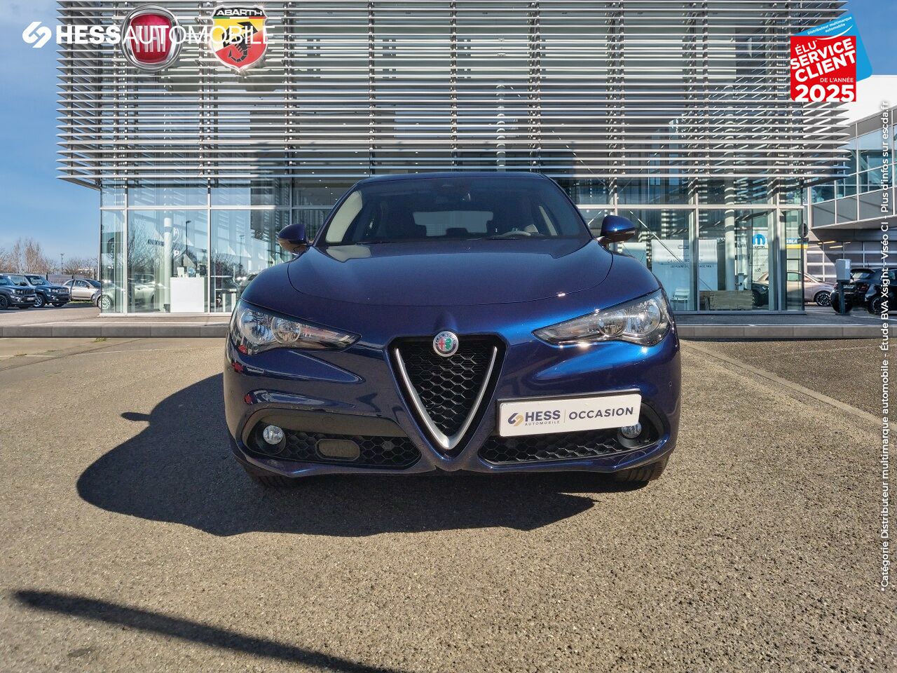 Véhicule d'occasion ALFA ROMEO STELVIO 2.2 DIESEL 160CH BUSINESS AT8 MY19 chez Fiat Haguenau