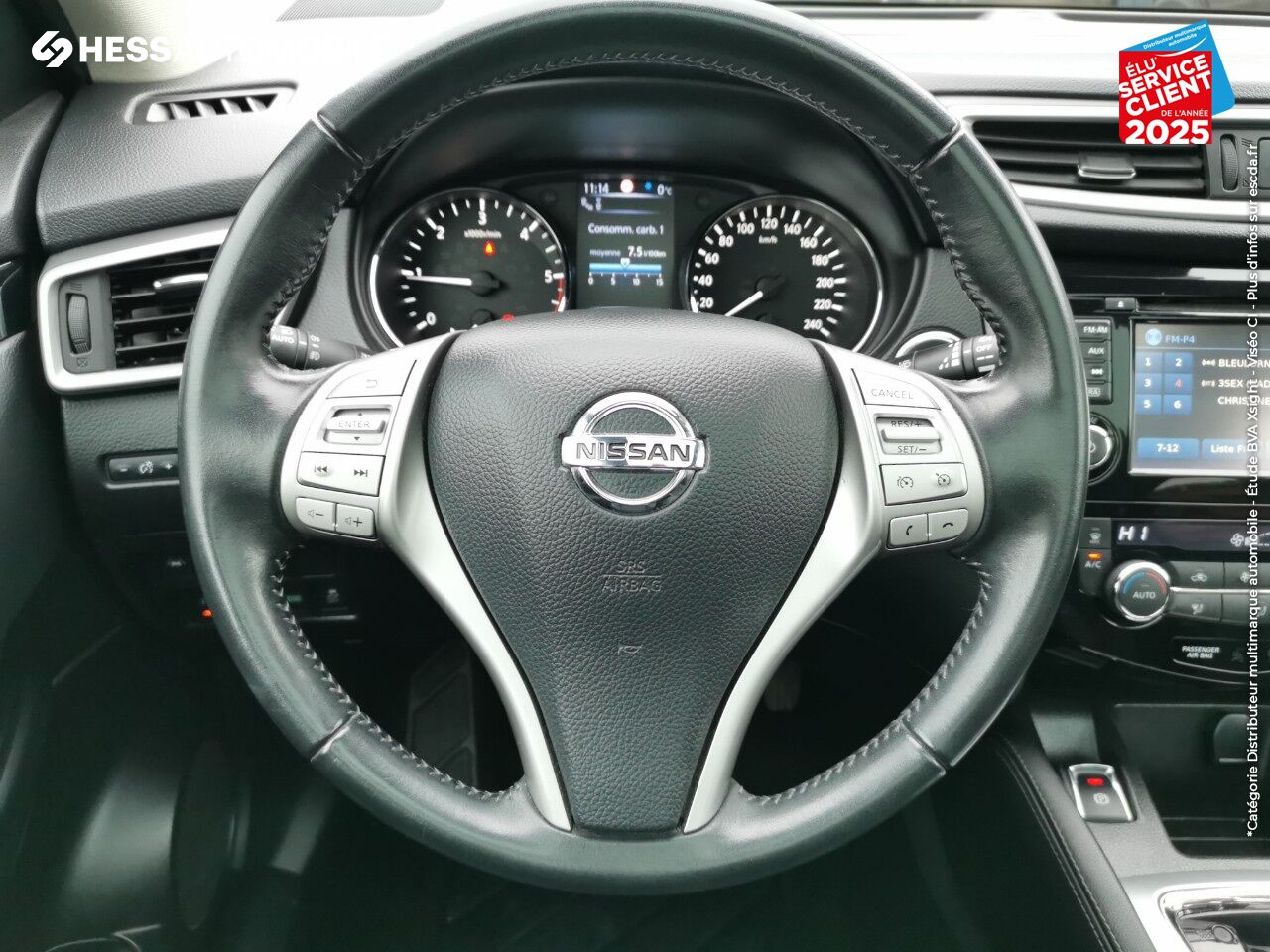 Véhicule d'occasion NISSAN QASHQAI 1.6 DCI 130CH TEKNA XTRONIC TPANO CAM360 GPS SIEGES CHAUF LED chez Nissan Qashqai occasion