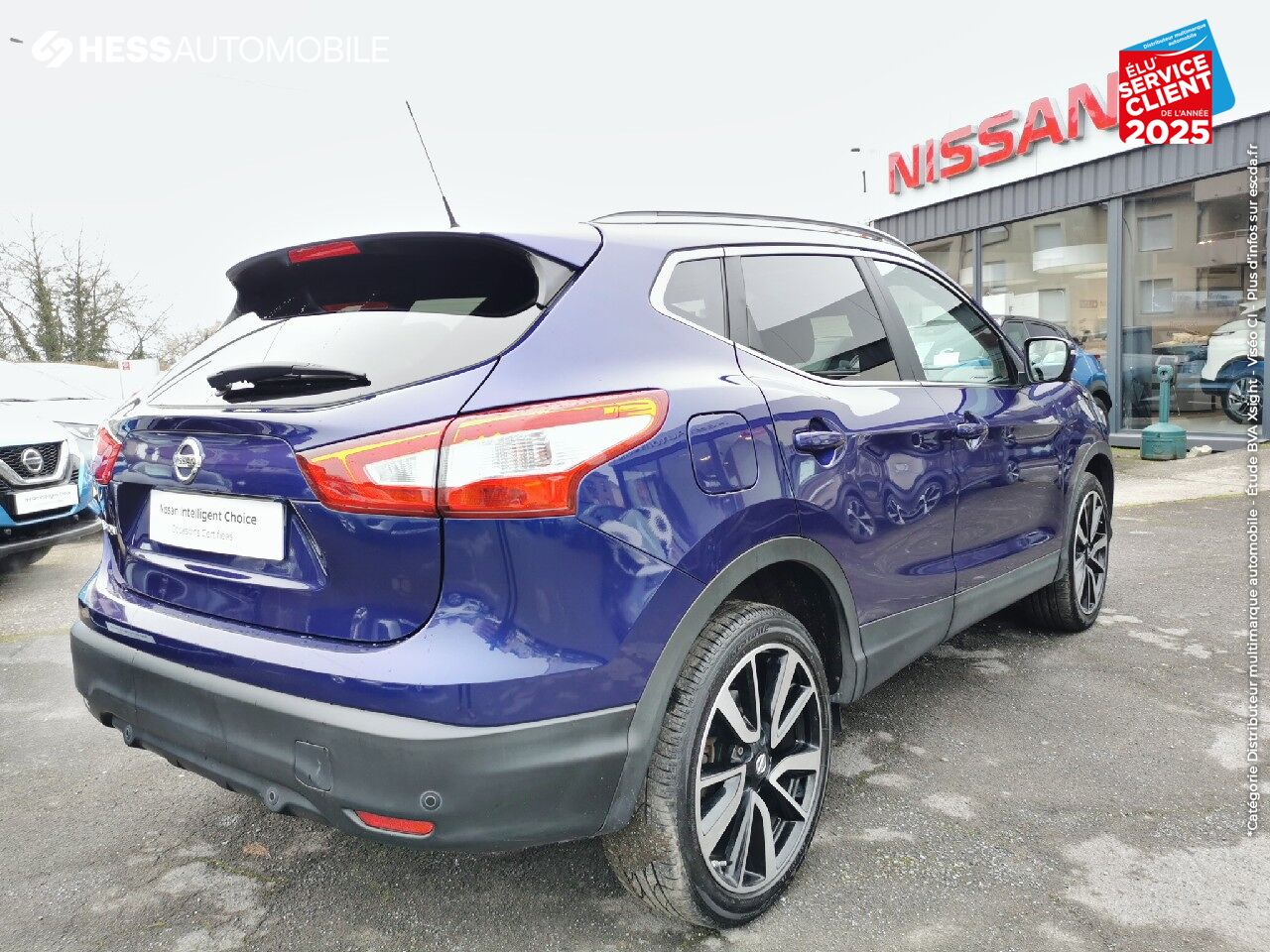 Véhicule d'occasion NISSAN QASHQAI 1.6 DCI 130CH TEKNA XTRONIC TPANO CAM360 GPS SIEGES CHAUF LED chez Nissan Qashqai occasion