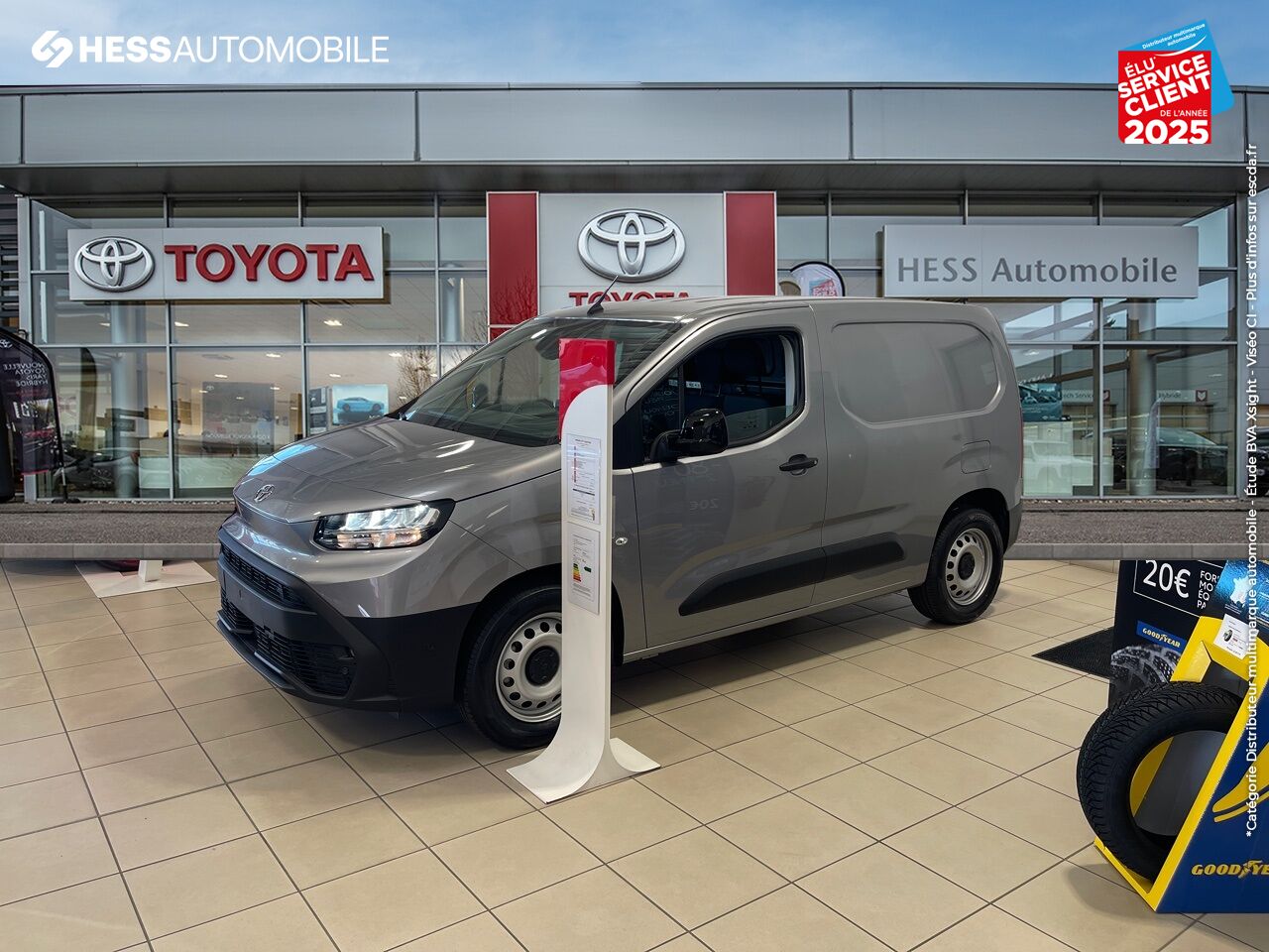 Véhicule neuf TOYOTA PROACE CITY ELECTRIC MEDIUM 50 KWH START MC24 chez Toyota Saint Dizier