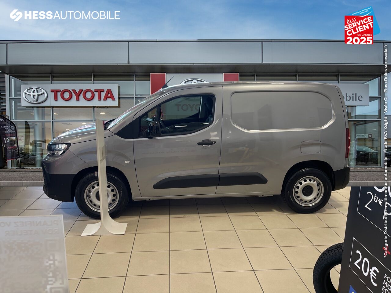 Véhicule neuf TOYOTA PROACE CITY ELECTRIC MEDIUM 50 KWH START MC24 chez Toyota Saint Dizier