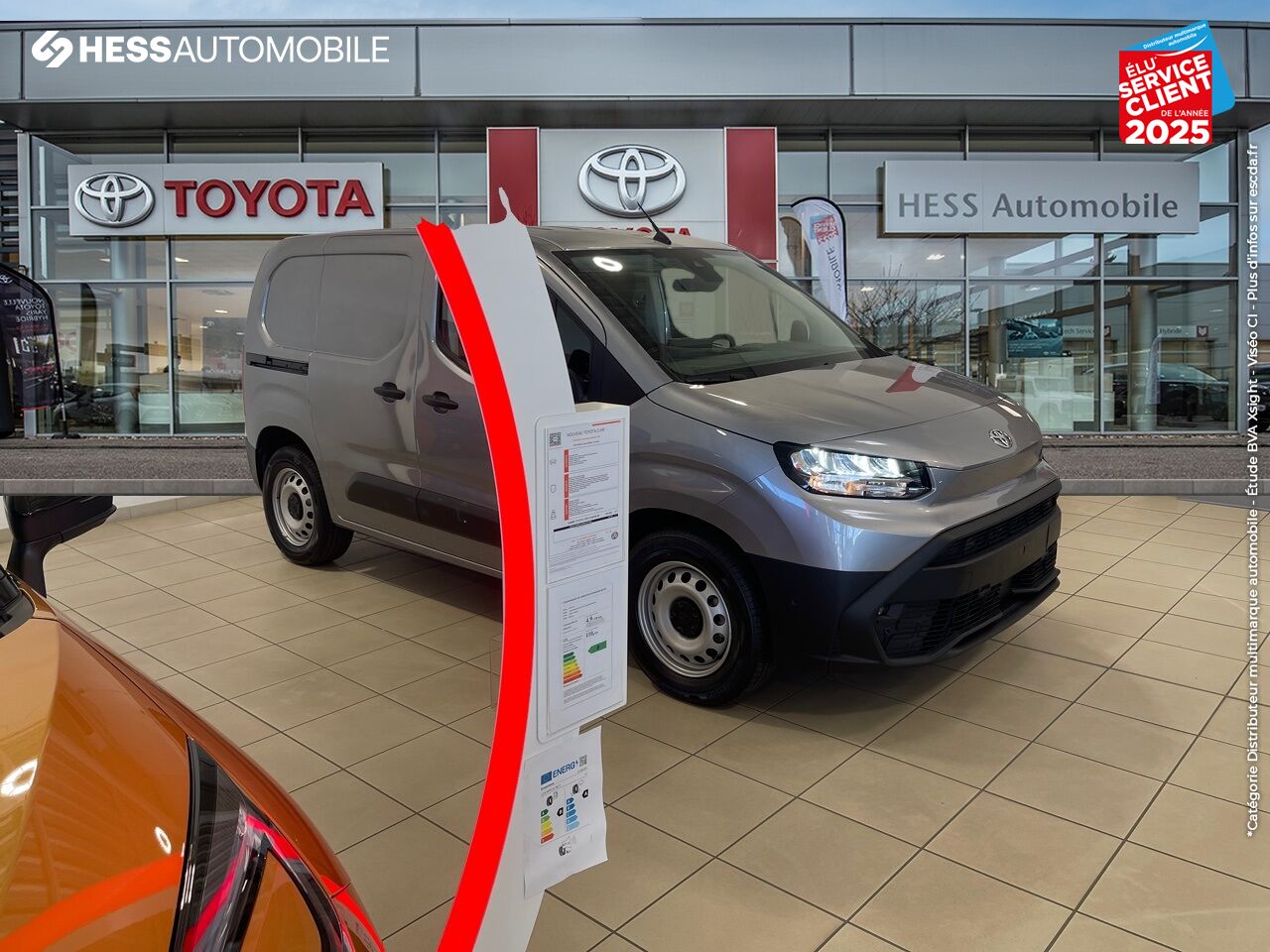 Véhicule neuf TOYOTA PROACE CITY ELECTRIC MEDIUM 50 KWH START MC24 chez Toyota Saint Dizier