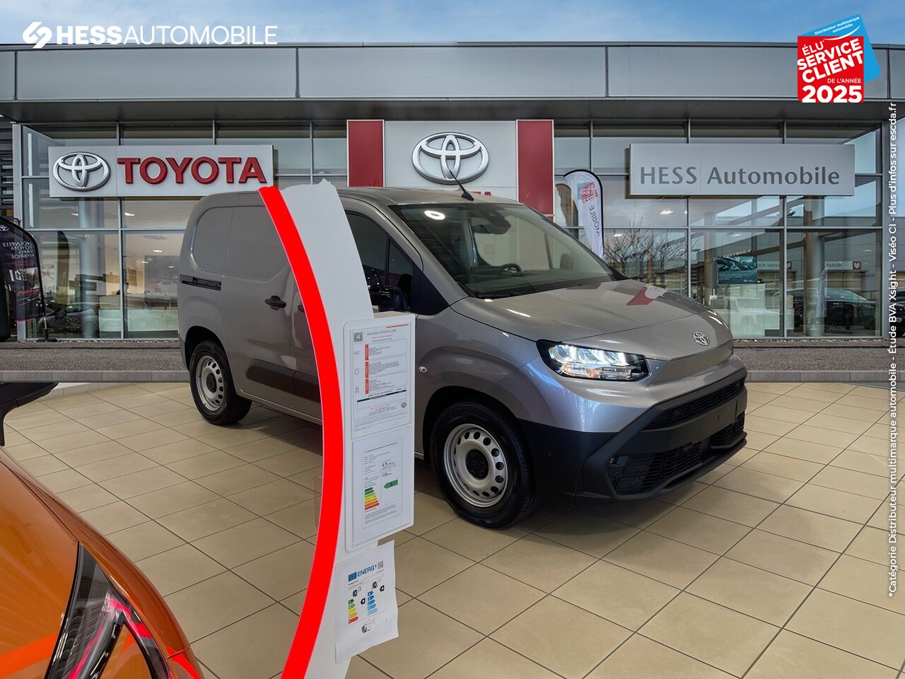 Véhicule neuf TOYOTA PROACE CITY ELECTRIC MEDIUM 50 KWH START MC24 chez Toyota Saint Dizier