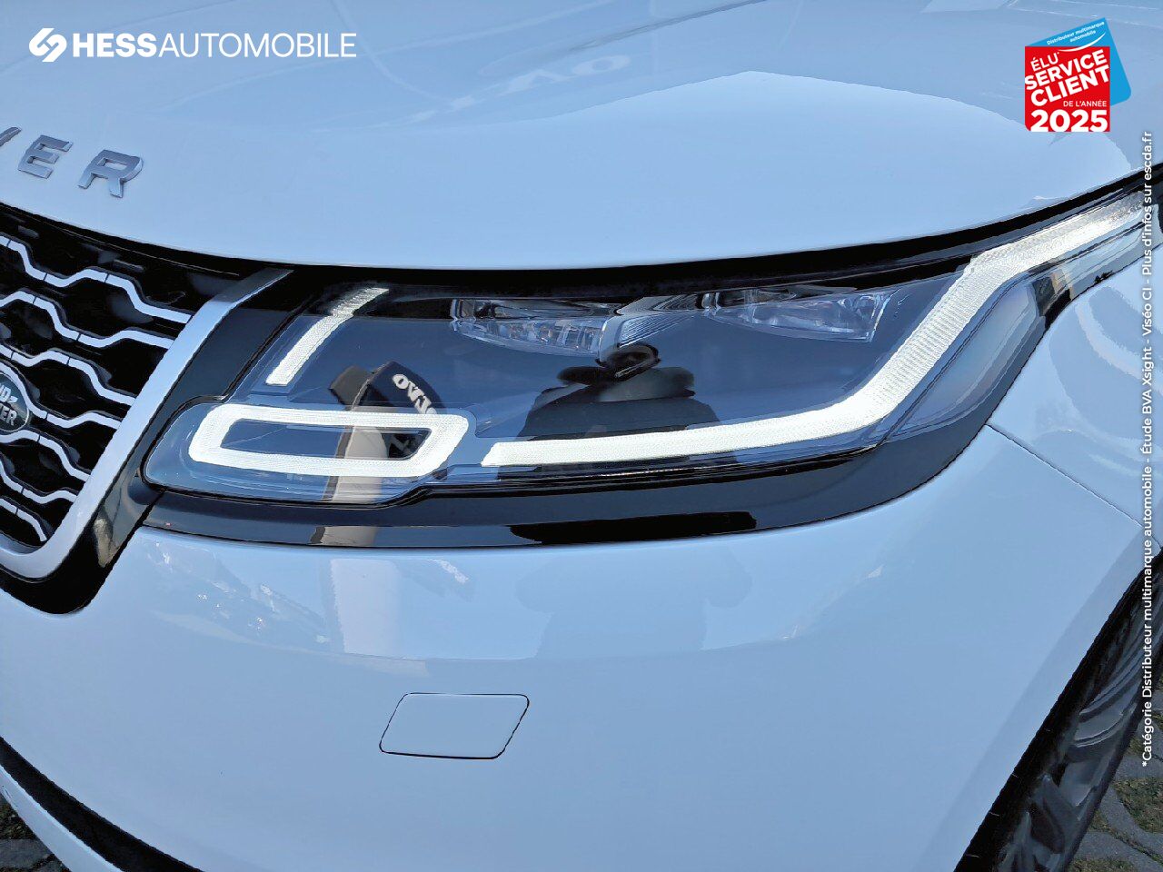 Véhicule d'occasion LAND-ROVER RANGE ROVER VELAR 2.0 P400E 404CH PHEV S AWD BVA AM23 SIEGES CHAUF/CUIR GPS CAMERA HUD MERIDIAN chez Land Rover Metz