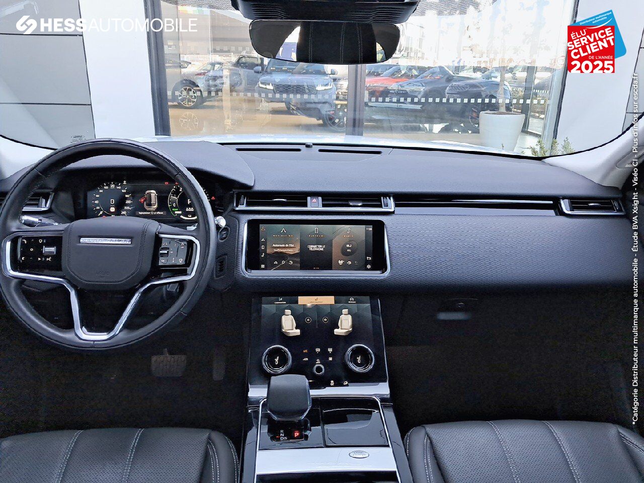 Véhicule d'occasion LAND-ROVER RANGE ROVER VELAR 2.0 P400E 404CH PHEV S AWD BVA AM23 SIEGES CHAUF/CUIR GPS CAMERA HUD MERIDIAN chez Land Rover Metz