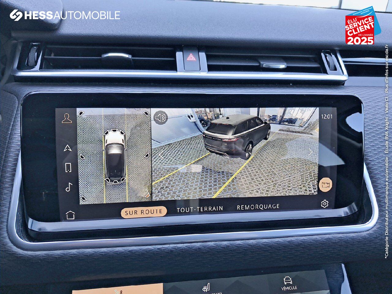 Véhicule d'occasion LAND-ROVER RANGE ROVER VELAR 2.0 P400E 404CH PHEV S AWD BVA AM23 SIEGES CHAUF/CUIR GPS CAMERA HUD MERIDIAN chez Land Rover Metz