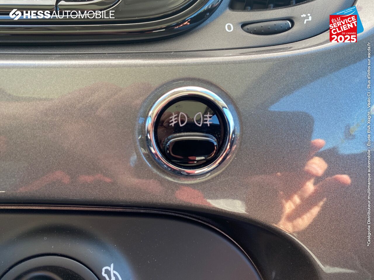 Véhicule d'occasion FIAT 500 1.2 8V 69CH LOUNGE TPANO RADAR AR chez Fiat Colmar