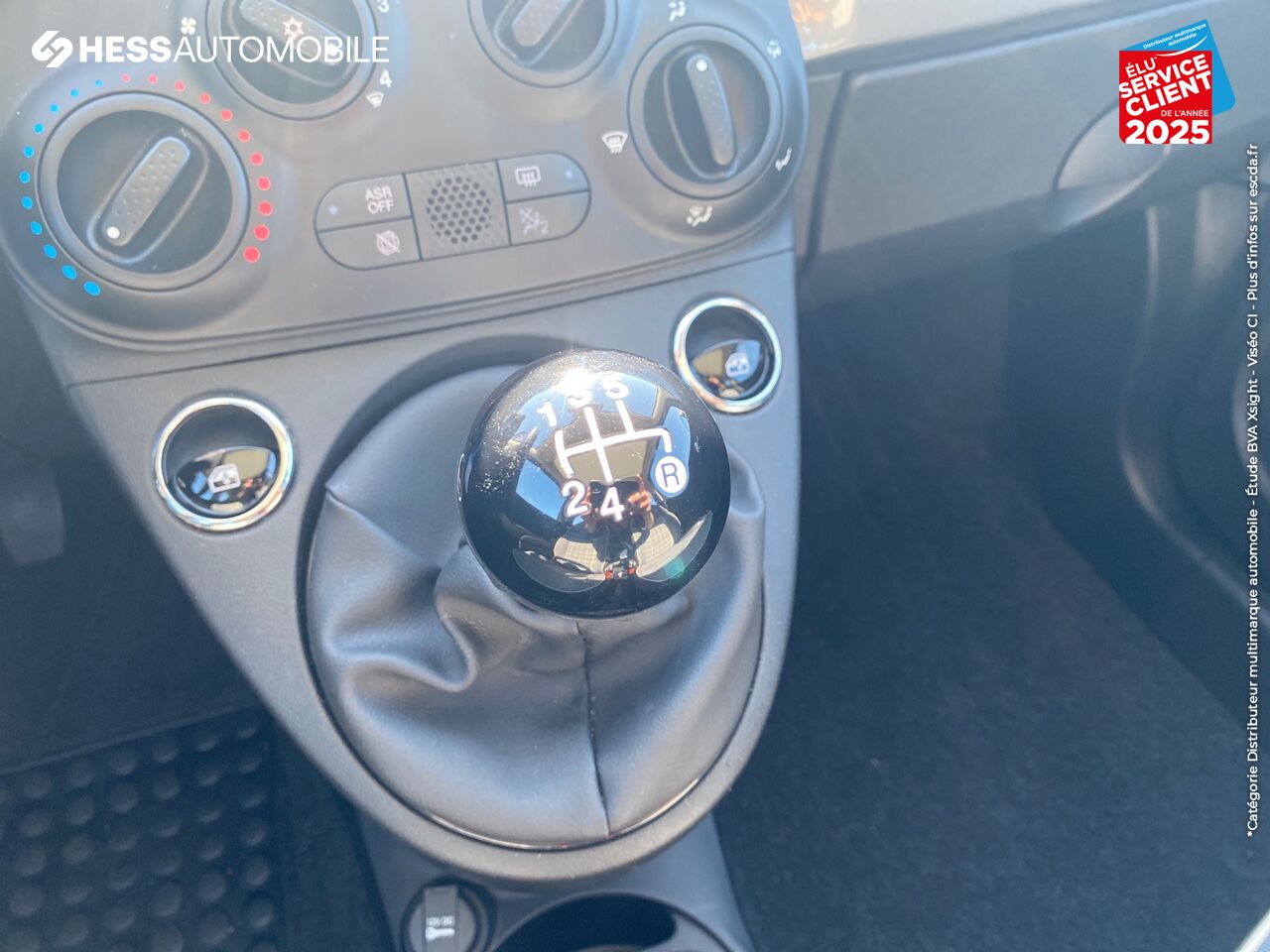 Véhicule d'occasion FIAT 500 1.2 8V 69CH LOUNGE TPANO RADAR AR chez Fiat Colmar