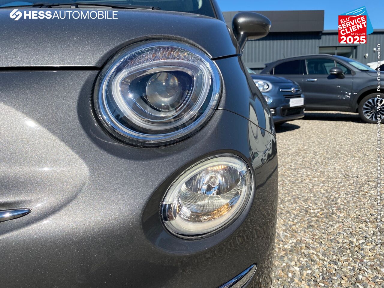 Véhicule d'occasion FIAT 500 1.2 8V 69CH LOUNGE TPANO RADAR AR chez Fiat Colmar