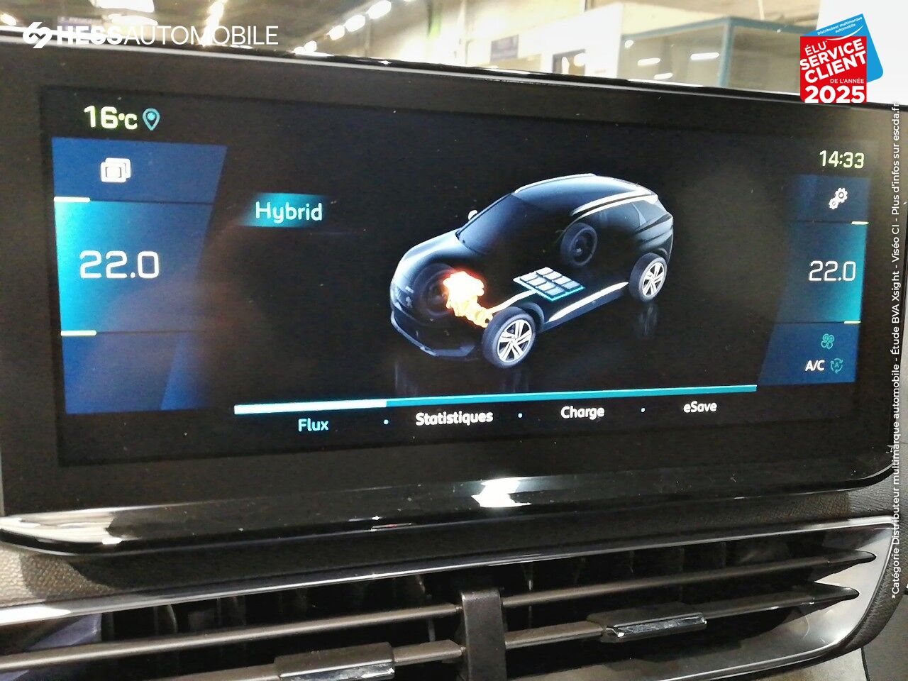 Véhicule d'occasion PEUGEOT 3008 HYBRID 225CH GT LINE E-EAT8 chez Peugeot Charleville