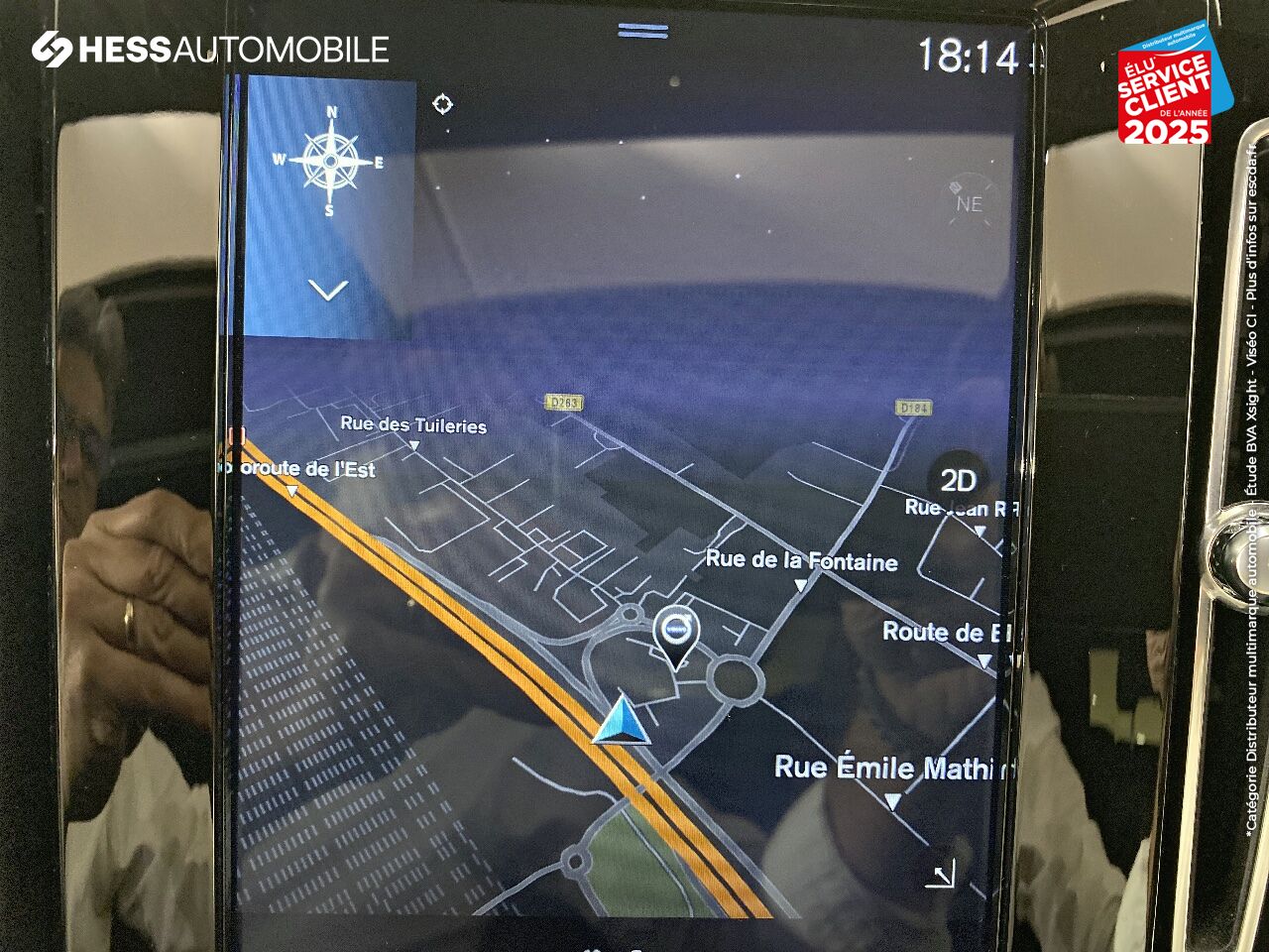 Véhicule d'occasion VOLVO XC40 T3 163CH R-DESIGN GPS RADAR AR chez Volvo Strasbourg