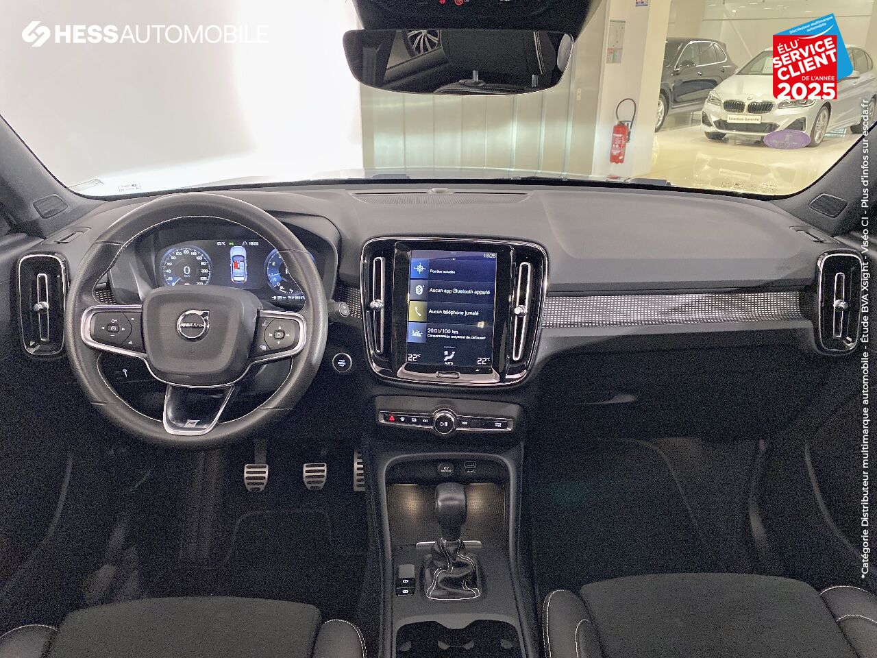 Véhicule d'occasion VOLVO XC40 T3 163CH R-DESIGN GPS RADAR AR chez Volvo Strasbourg