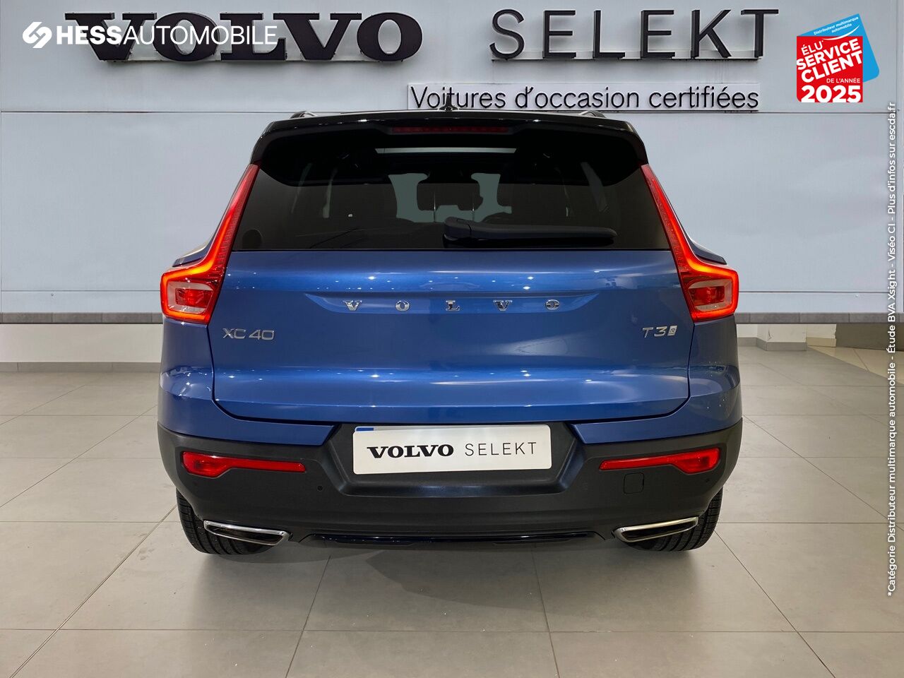 Véhicule d'occasion VOLVO XC40 T3 163CH R-DESIGN GPS RADAR AR chez Volvo Strasbourg