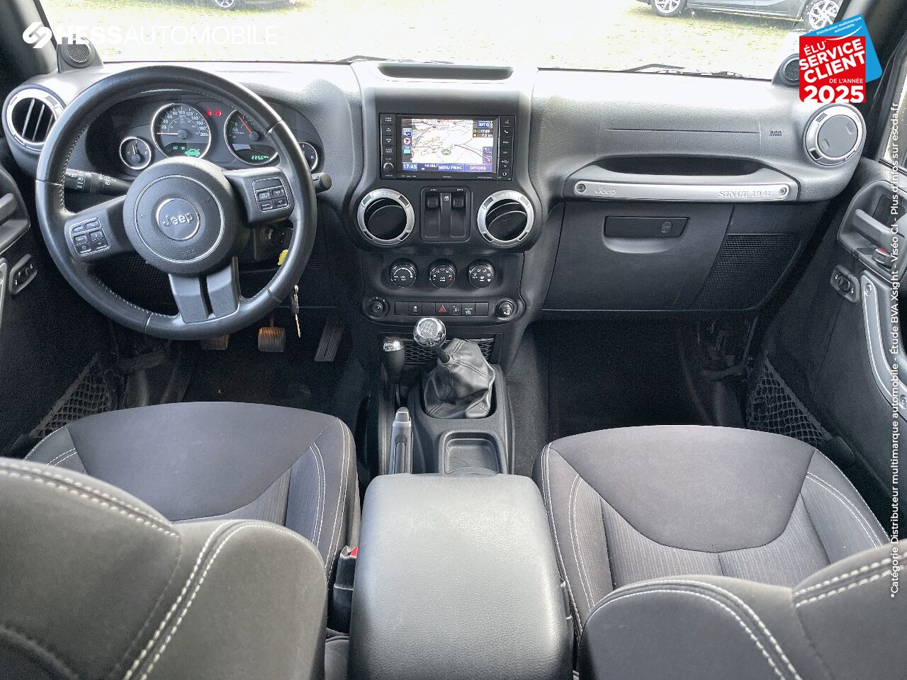 Véhicule d'occasion JEEP WRANGLER 2.8 CRD 200 FAP SAHARA chez Fiat Besançon