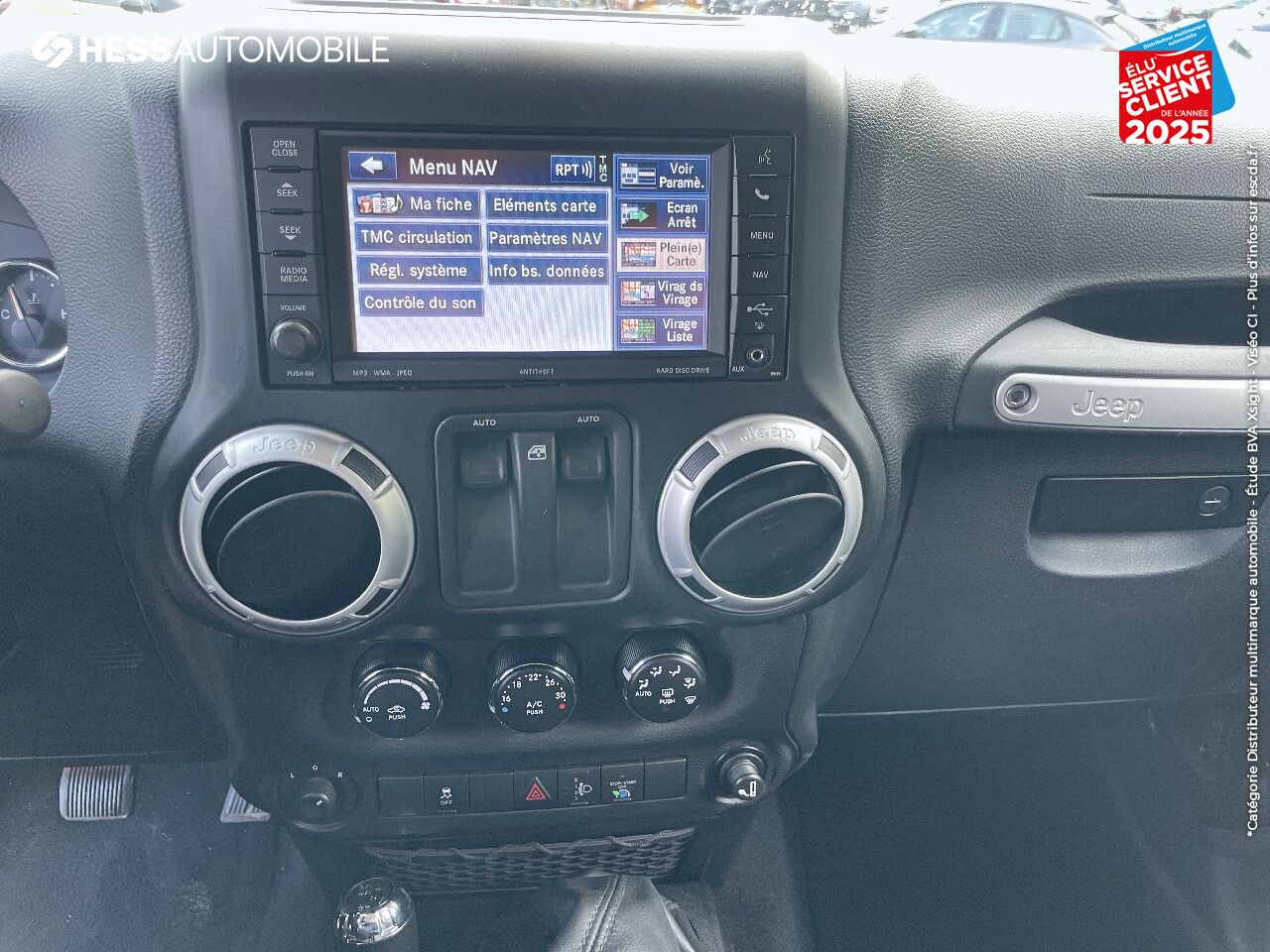 Véhicule d'occasion JEEP WRANGLER 2.8 CRD 200 FAP SAHARA chez Fiat Besançon
