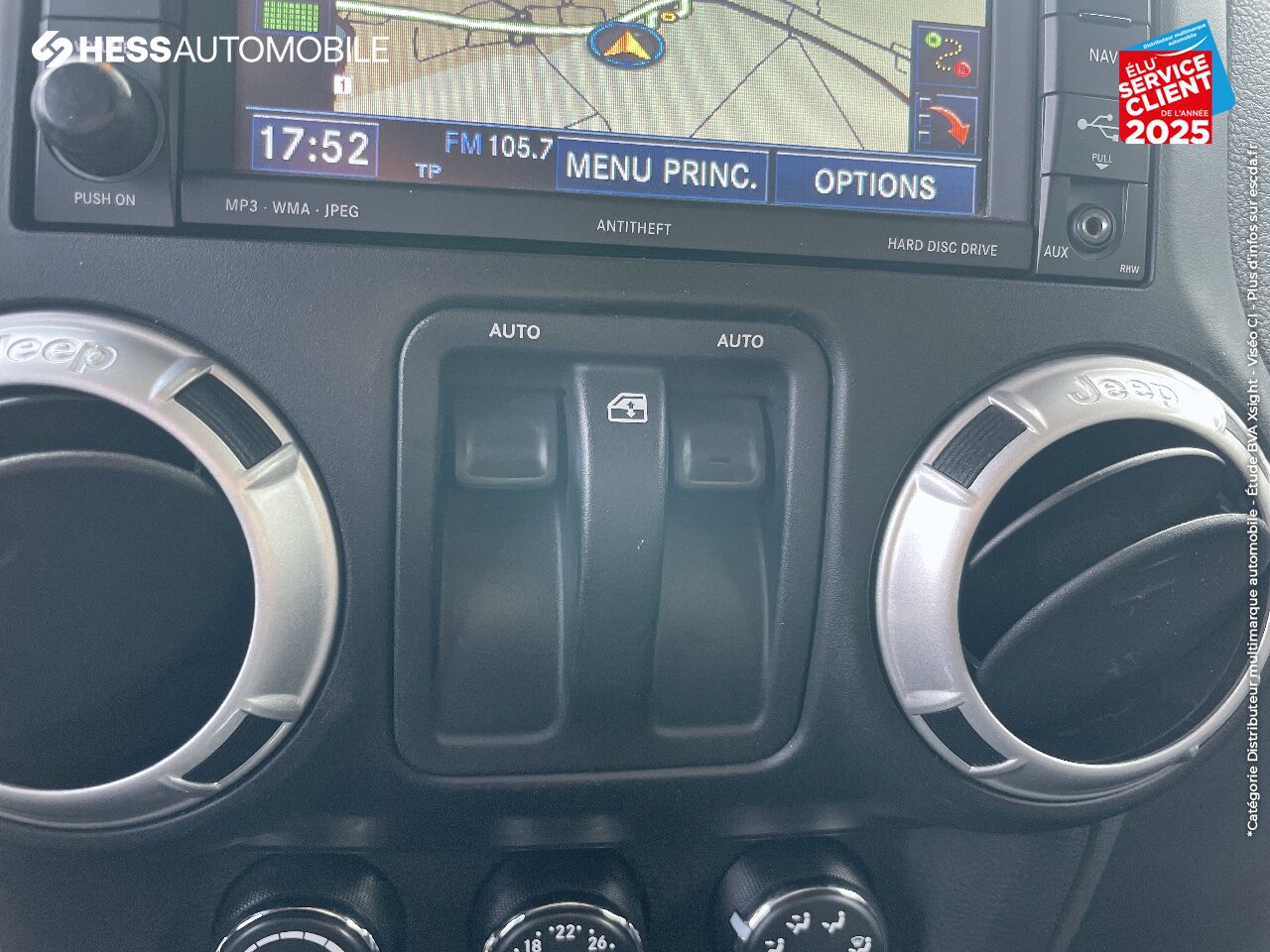 Véhicule d'occasion JEEP WRANGLER 2.8 CRD 200 FAP SAHARA chez Fiat Besançon