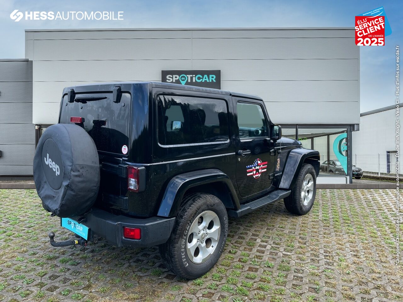 Véhicule d'occasion JEEP WRANGLER 2.8 CRD 200 FAP SAHARA chez Fiat Besançon