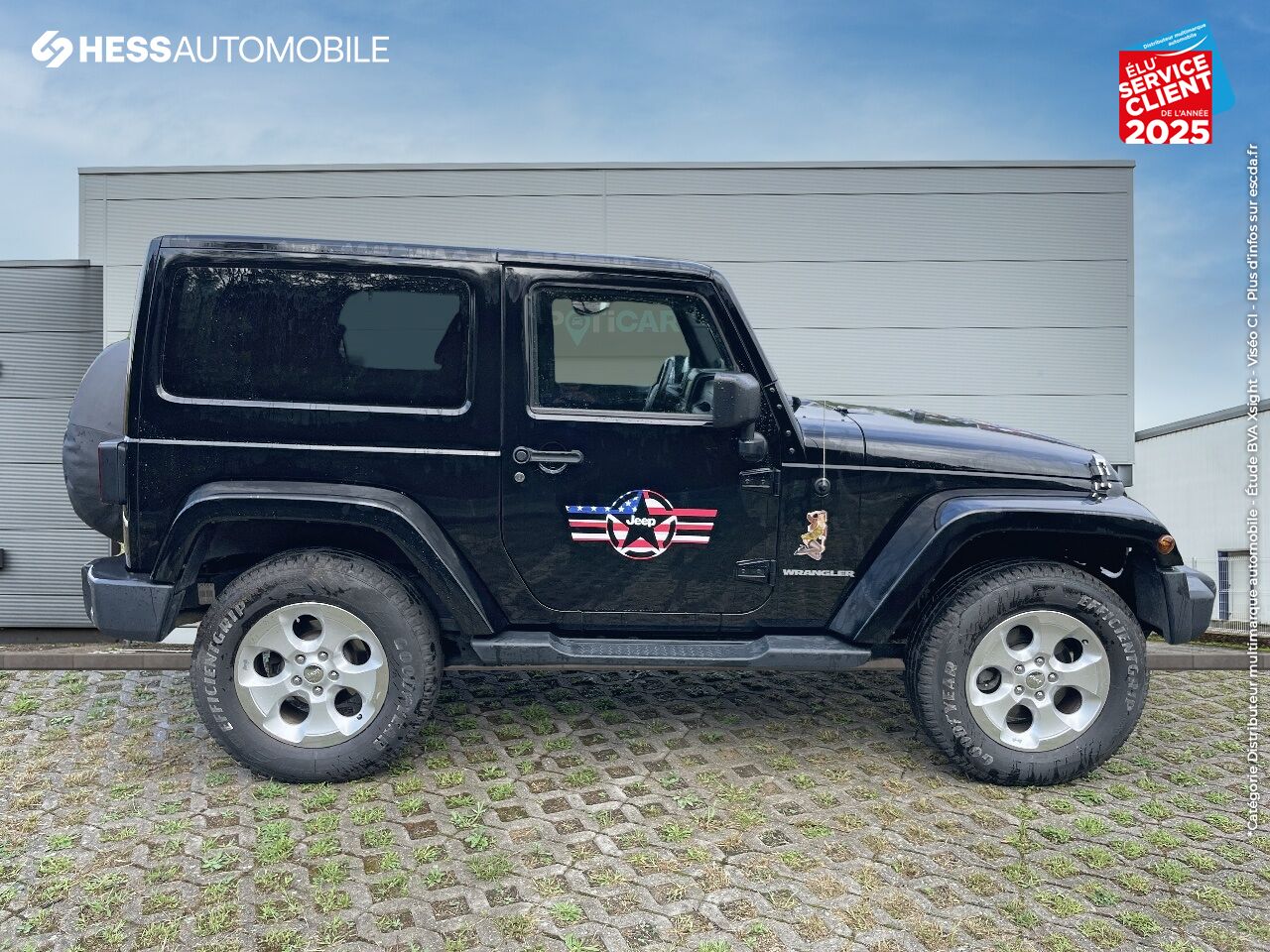Véhicule d'occasion JEEP WRANGLER 2.8 CRD 200 FAP SAHARA chez Fiat Besançon