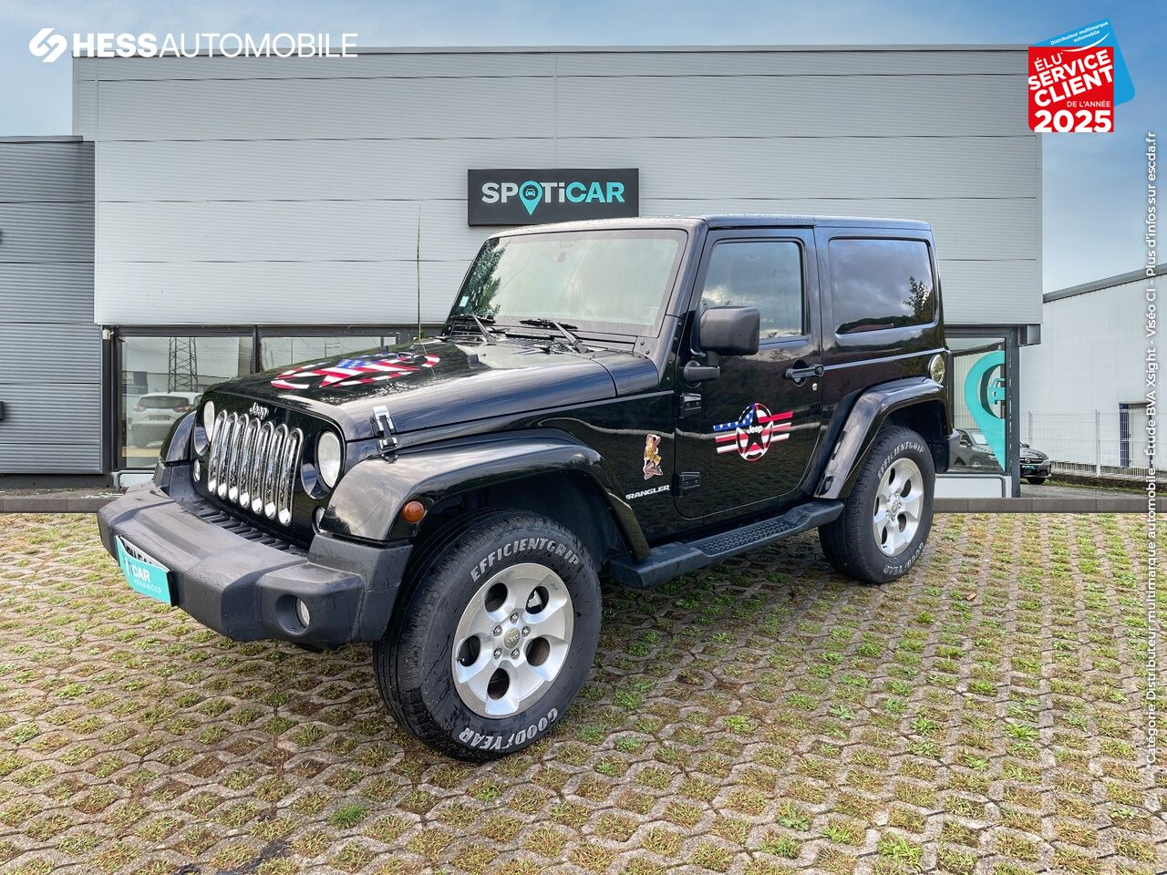 Véhicule d'occasion JEEP WRANGLER 2.8 CRD 200 FAP SAHARA chez Fiat Besançon
