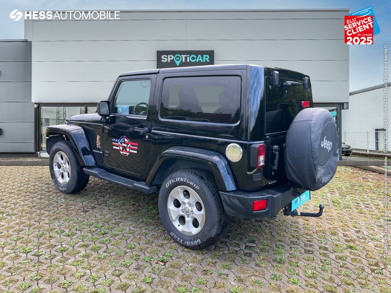Véhicule d'occasion JEEP WRANGLER 2.8 CRD 200 FAP SAHARA chez Fiat Besançon
