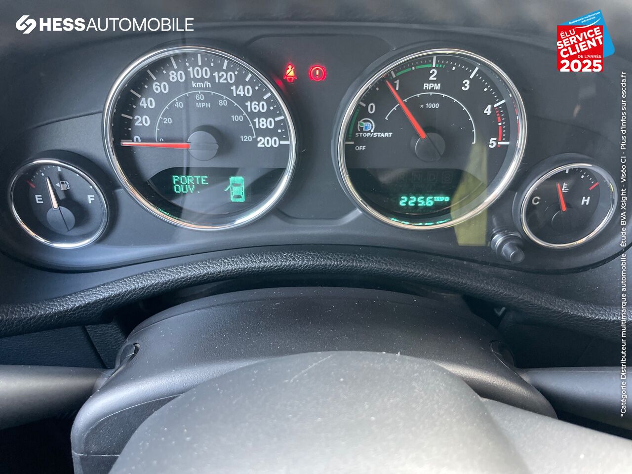 Véhicule d'occasion JEEP WRANGLER 2.8 CRD 200 FAP SAHARA chez Fiat Besançon