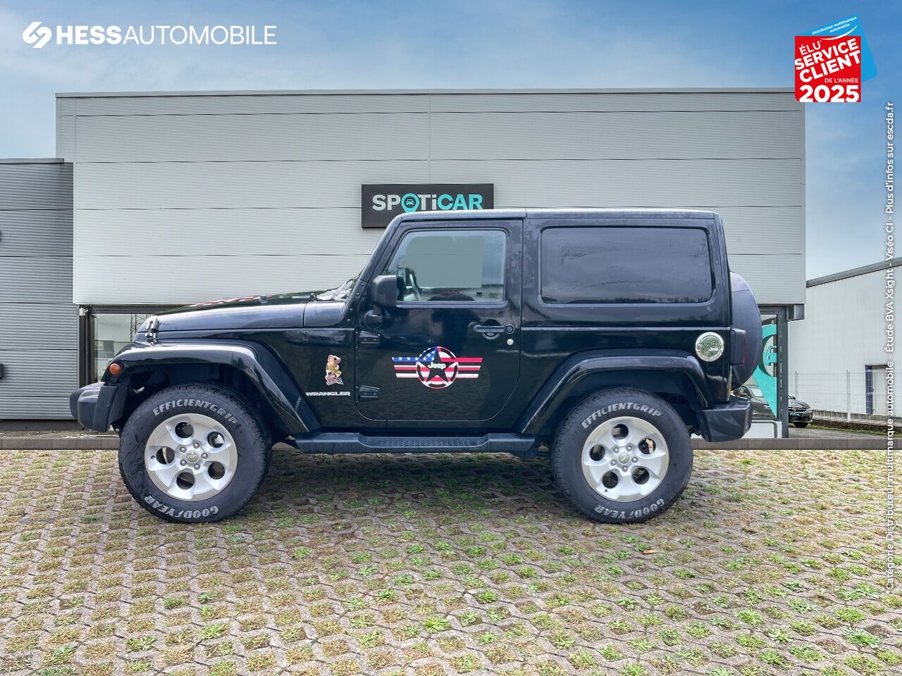 Véhicule d'occasion JEEP WRANGLER 2.8 CRD 200 FAP SAHARA chez Fiat Besançon