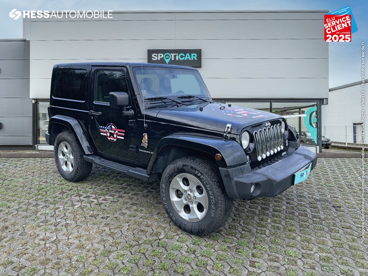 Véhicule d'occasion JEEP WRANGLER 2.8 CRD 200 FAP SAHARA chez Fiat Besançon
