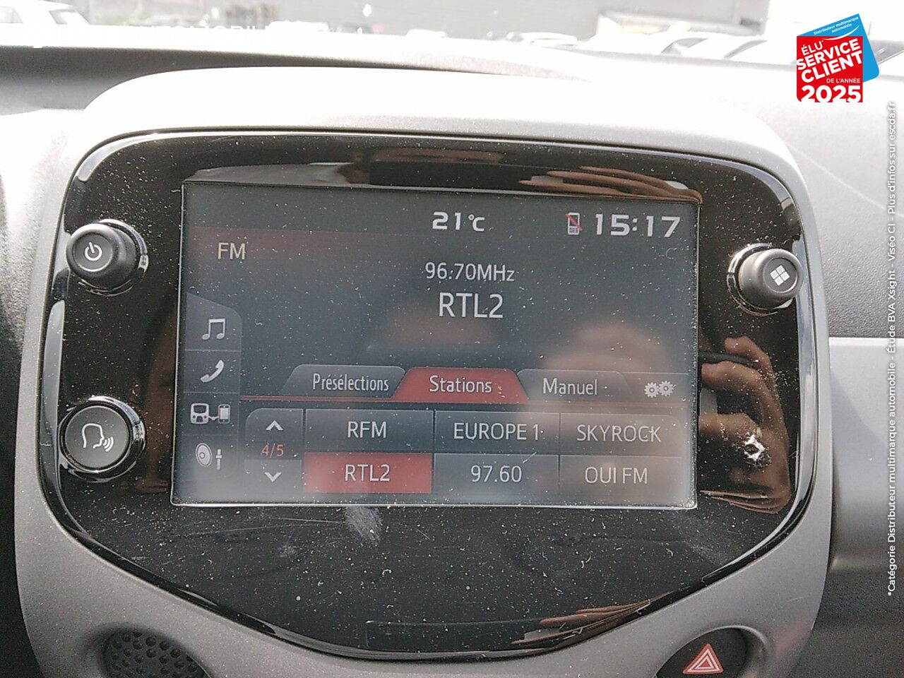 Véhicule d'occasion TOYOTA AYGO 1.0 VVT-I 72CH X-PLAY X-APP 5P MC18 chez Toyota Forbach