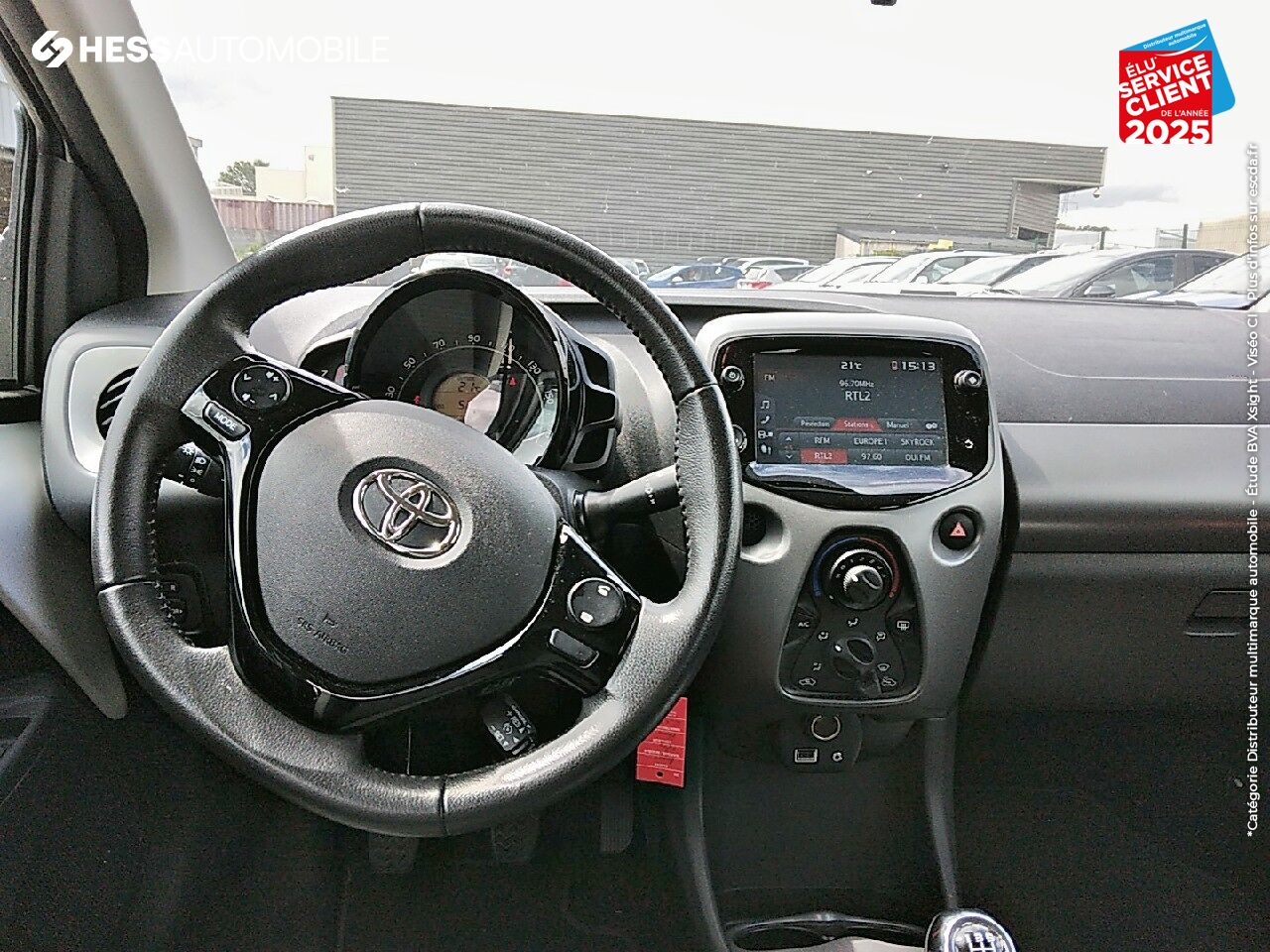 Véhicule d'occasion TOYOTA AYGO 1.0 VVT-I 72CH X-PLAY X-APP 5P MC18 chez Toyota Forbach