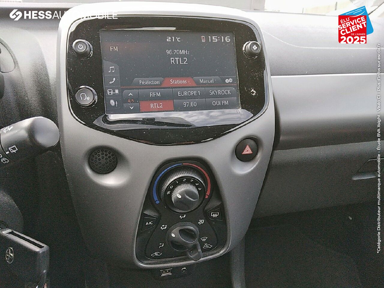 Véhicule d'occasion TOYOTA AYGO 1.0 VVT-I 72CH X-PLAY X-APP 5P MC18 chez Toyota Forbach