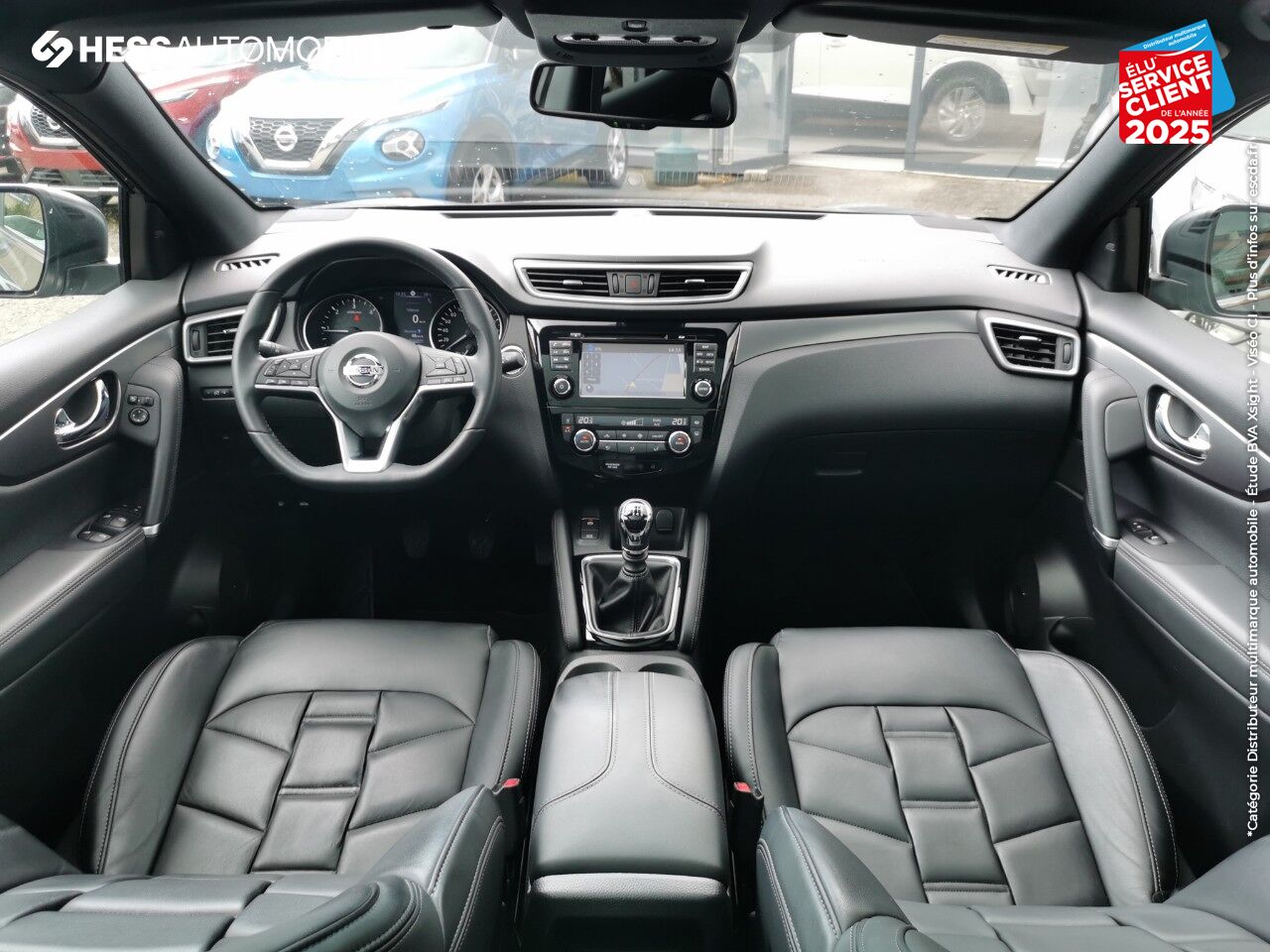 Véhicule d'occasion NISSAN QASHQAI 1.5 DCI 115CH TEKNA+ TPANO BOSE SIEGE CHAUF GPS CAM360 chez Nissan Thionville