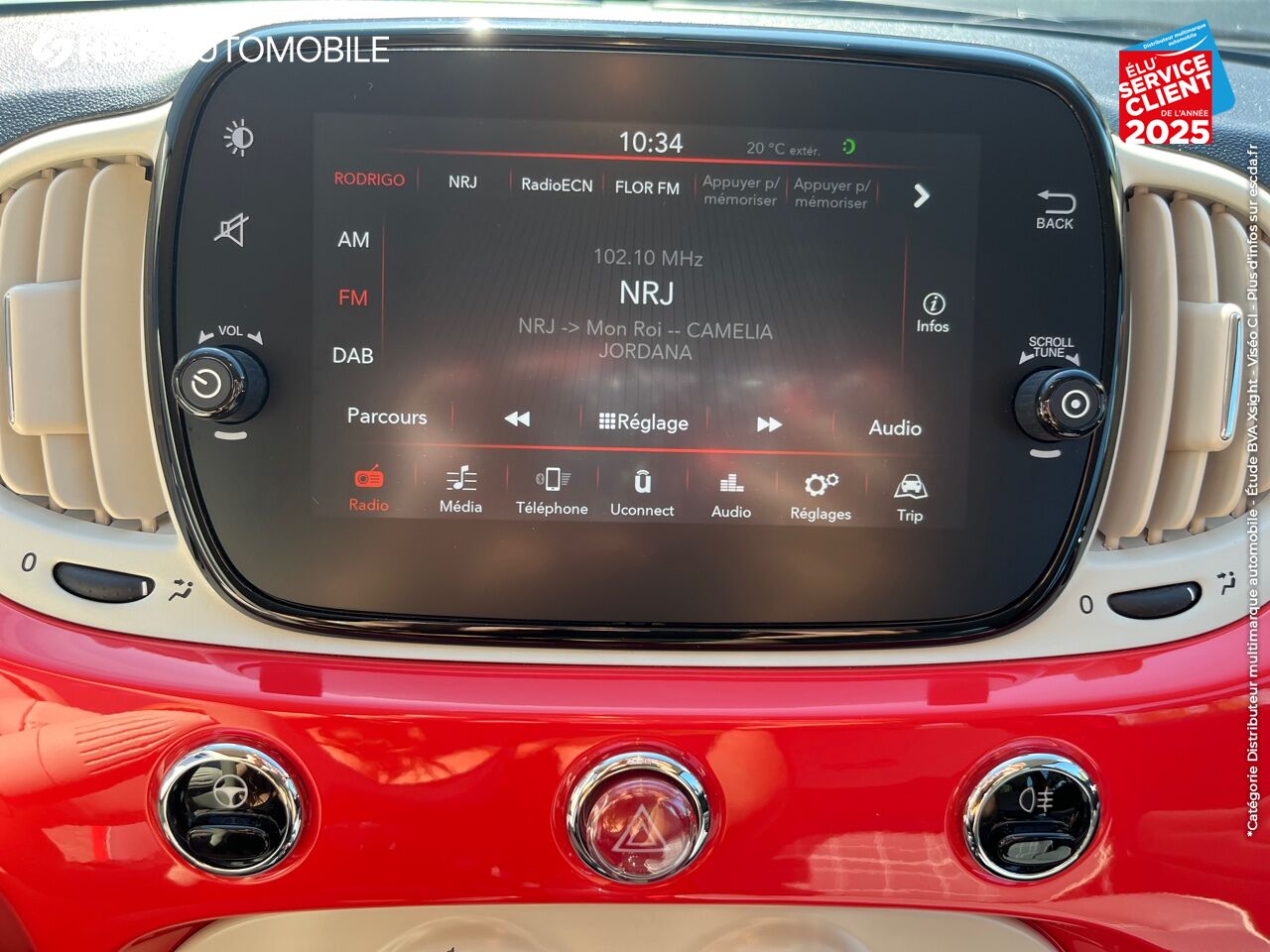 Véhicule d'occasion FIAT 500 1.0 70CH BSG SS LOUNGE chez Fiat 500 occasion