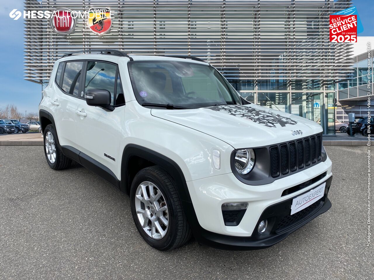 Véhicule d'occasion JEEP RENEGADE 1.3 GSE T4 150CH QUIKSILVER EDITION BVR6 chez Fiat Colmar
