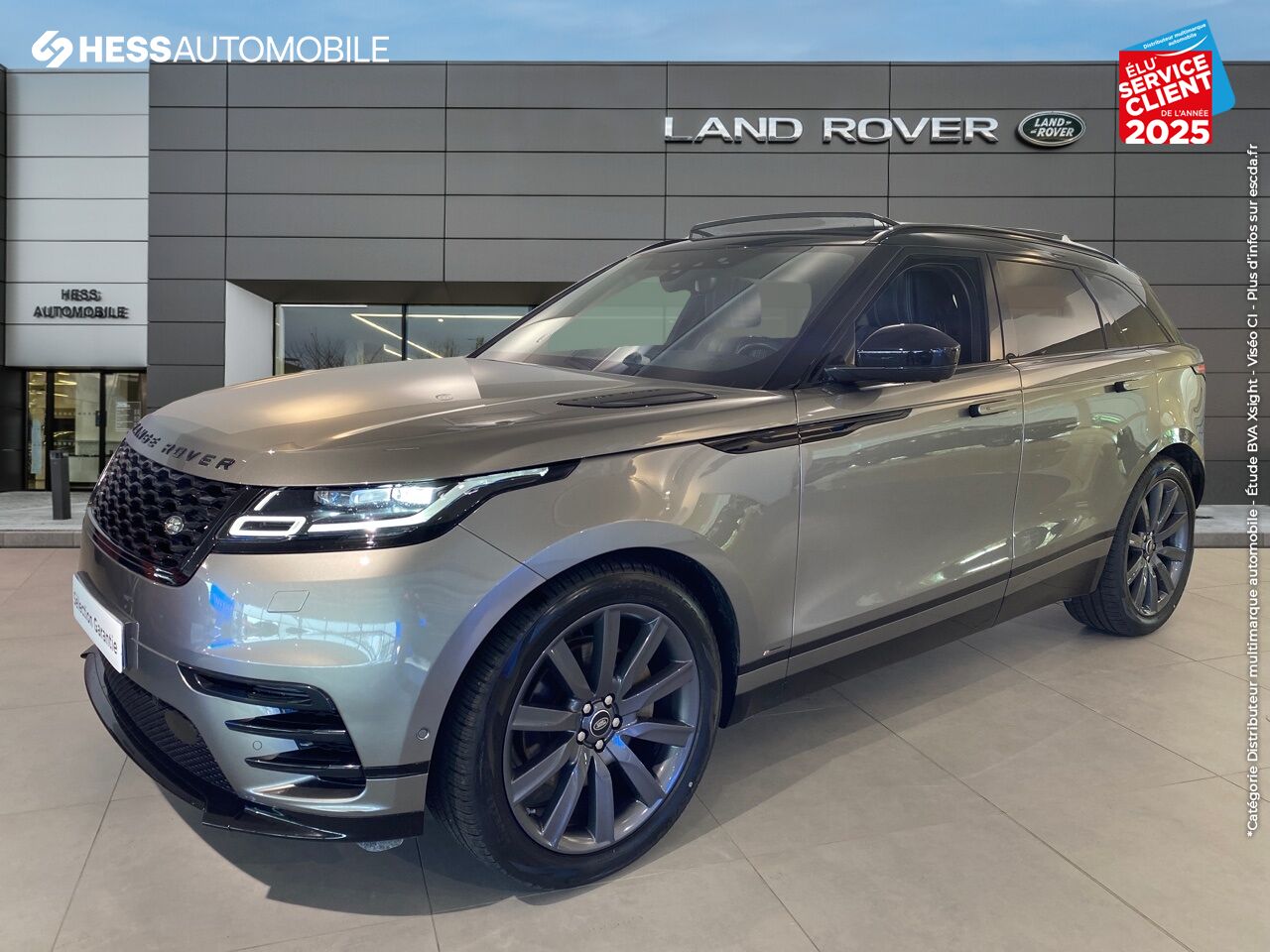 Véhicule d'occasion LAND-ROVER RANGE ROVER VELAR 3.0P V6 380CH R-DYNAMIC HSE AWD BVA chez Land Rover Strasbourg