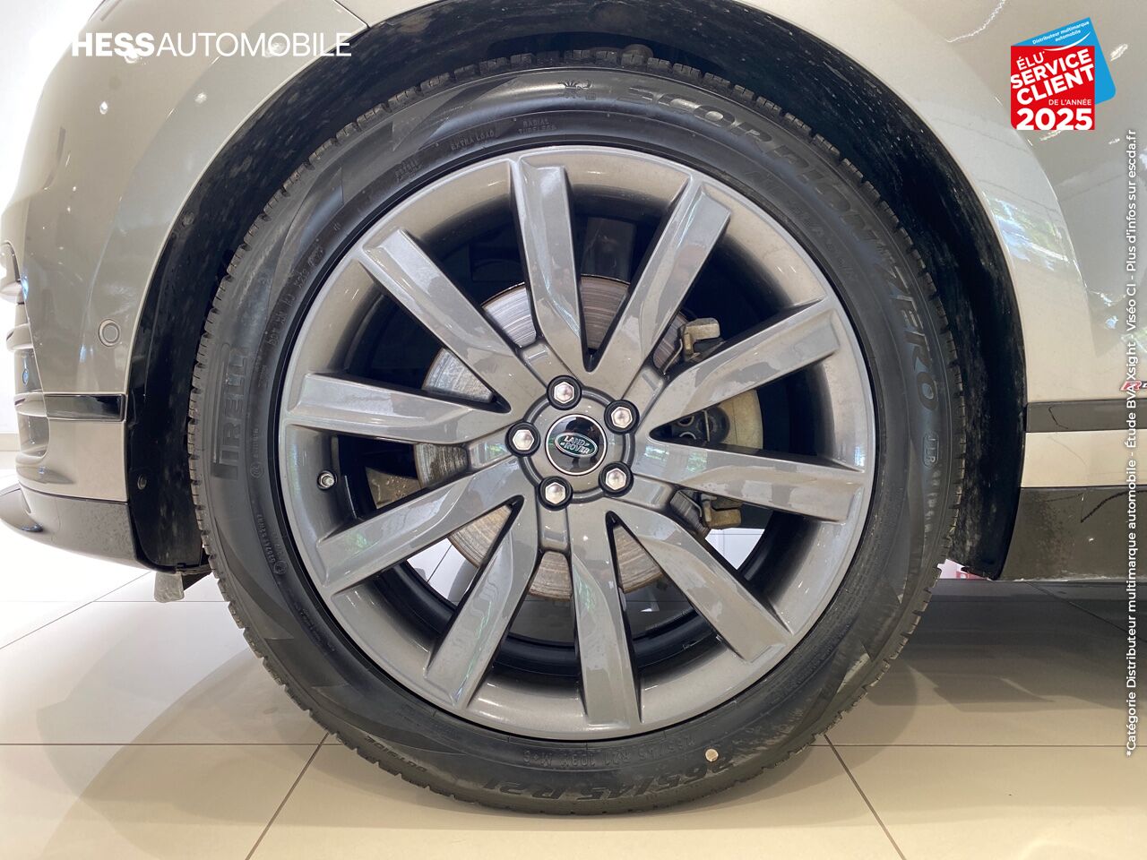 Véhicule d'occasion LAND-ROVER RANGE ROVER VELAR 3.0P V6 380CH R-DYNAMIC HSE AWD BVA chez Land Rover Strasbourg
