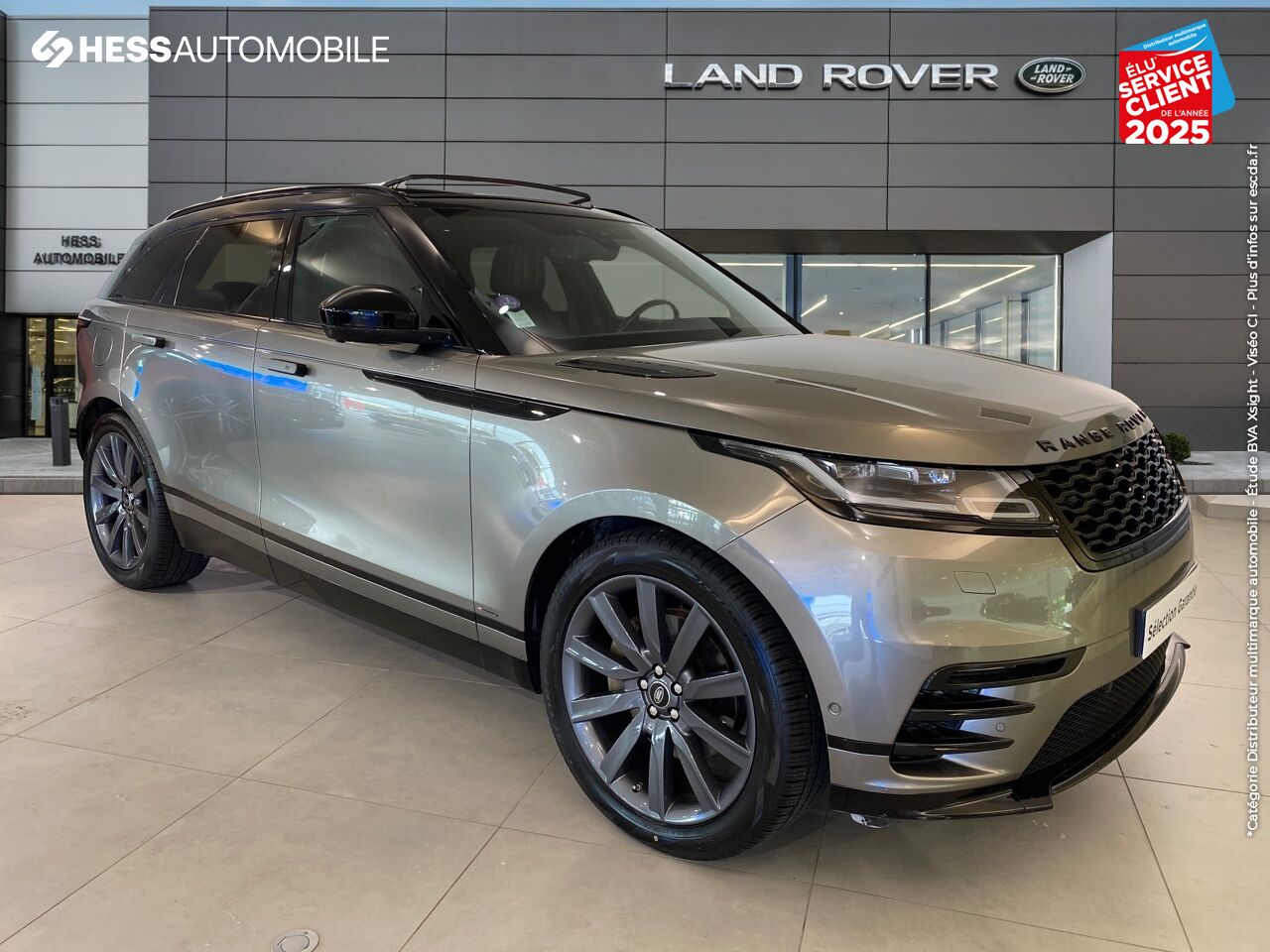 Véhicule d'occasion LAND-ROVER RANGE ROVER VELAR 3.0P V6 380CH R-DYNAMIC HSE AWD BVA chez Land Rover Strasbourg