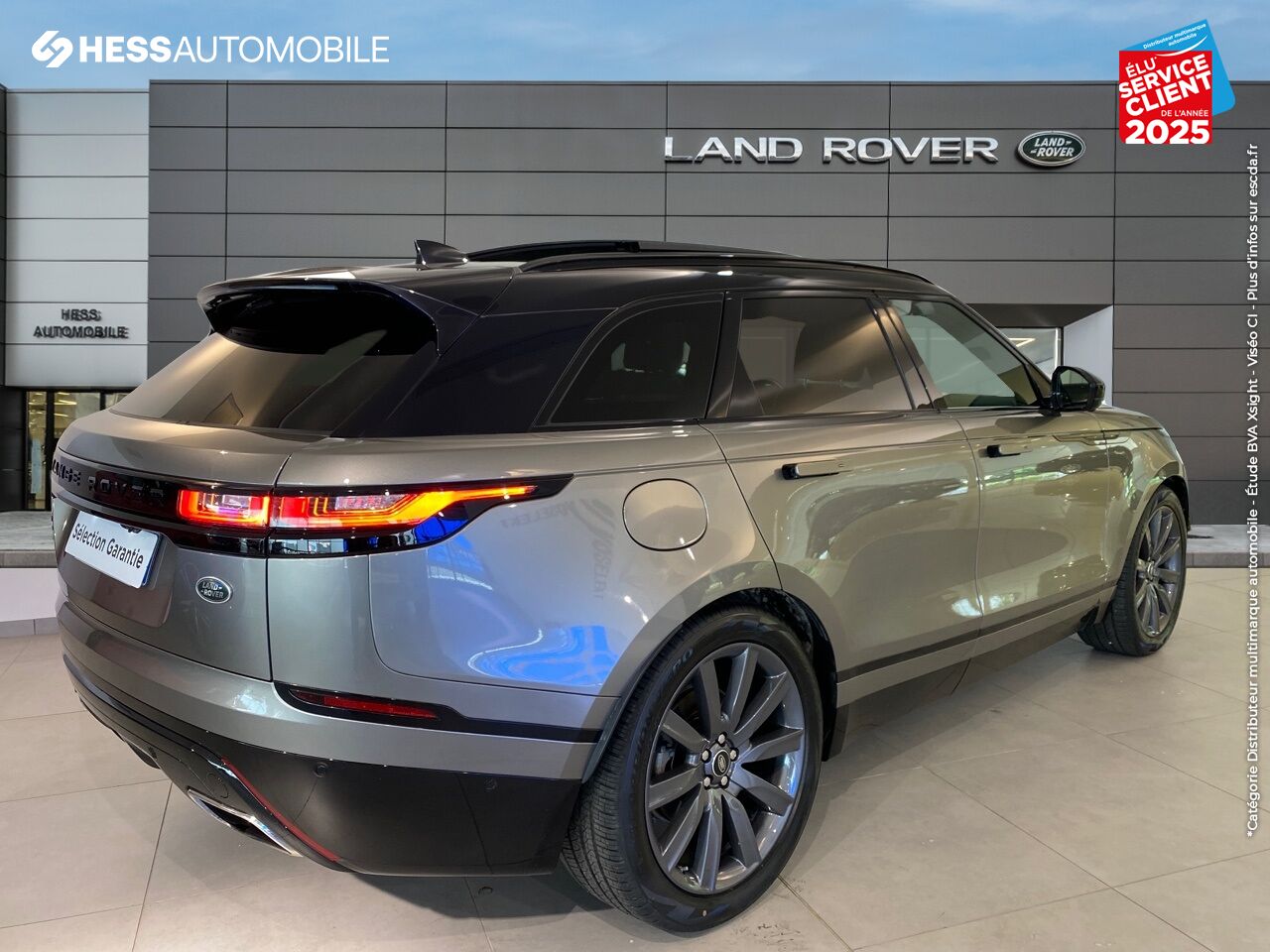Véhicule d'occasion LAND-ROVER RANGE ROVER VELAR 3.0P V6 380CH R-DYNAMIC HSE AWD BVA chez Land Rover Strasbourg