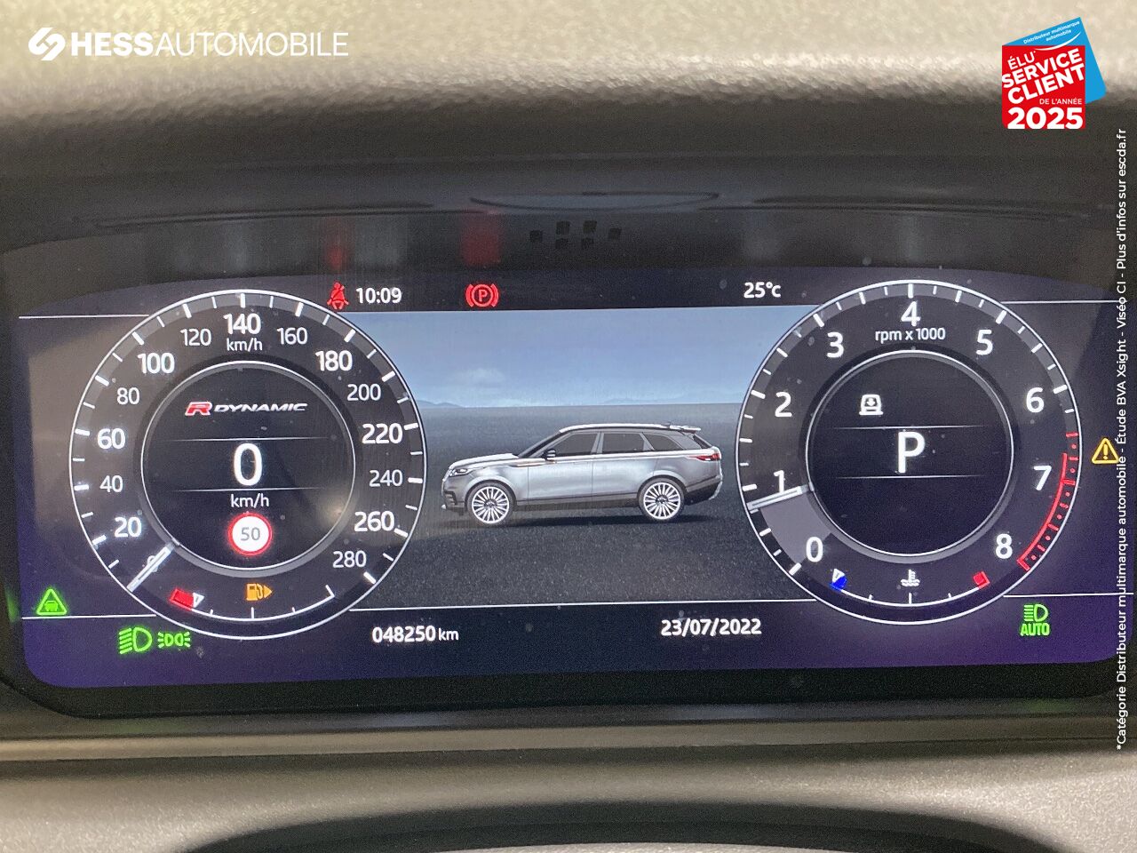 Véhicule d'occasion LAND-ROVER RANGE ROVER VELAR 3.0P V6 380CH R-DYNAMIC HSE AWD BVA chez Land Rover Strasbourg