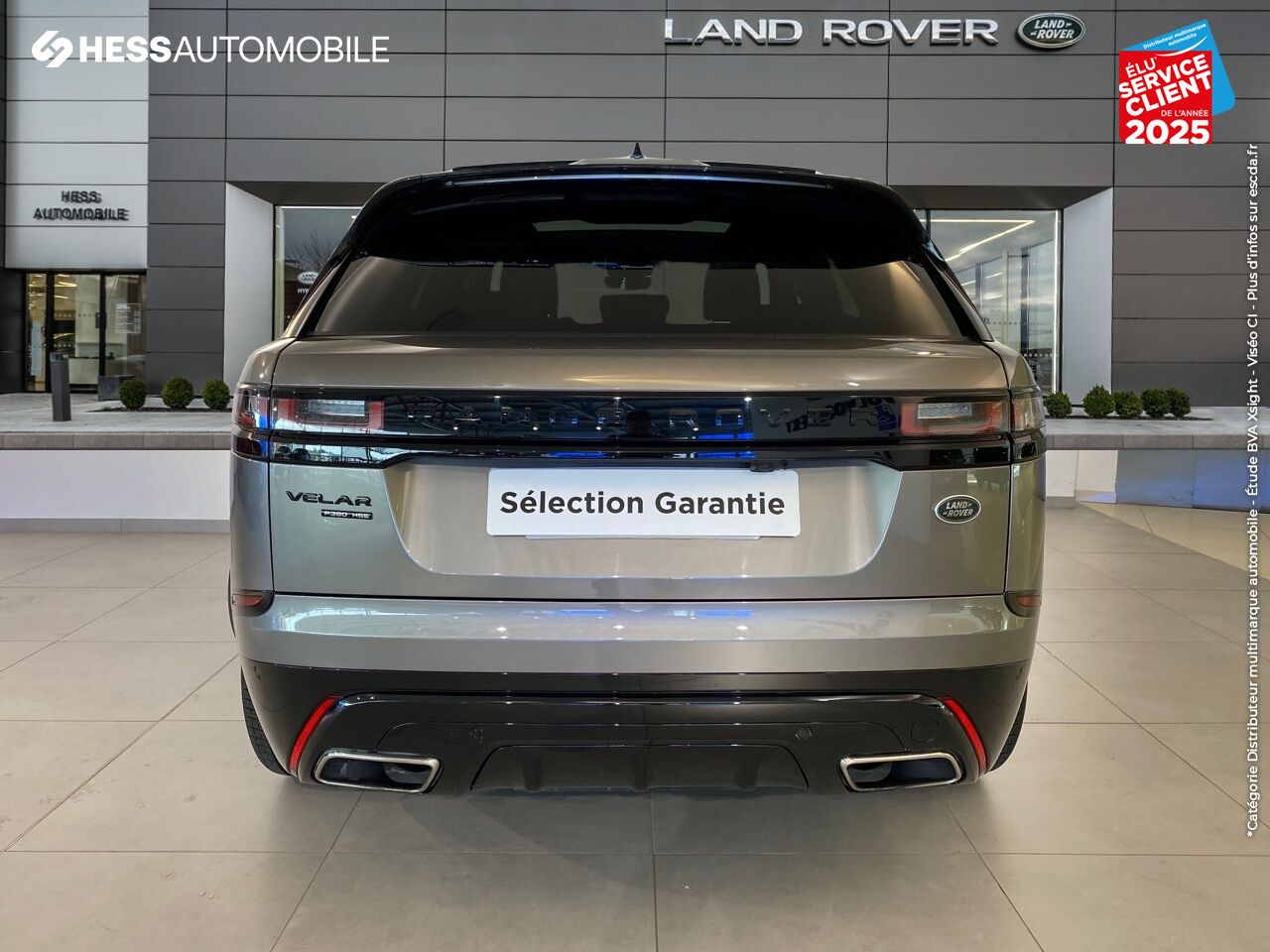 Véhicule d'occasion LAND-ROVER RANGE ROVER VELAR 3.0P V6 380CH R-DYNAMIC HSE AWD BVA chez Land Rover Strasbourg
