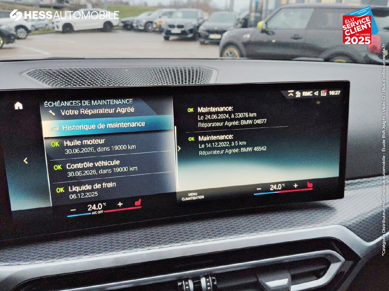 Véhicule d'occasion BMW SERIE 3 TOURING 320EA 204CH M SPORT SIEGES CHAUFF GPS CAMERA chez BMW Besançon